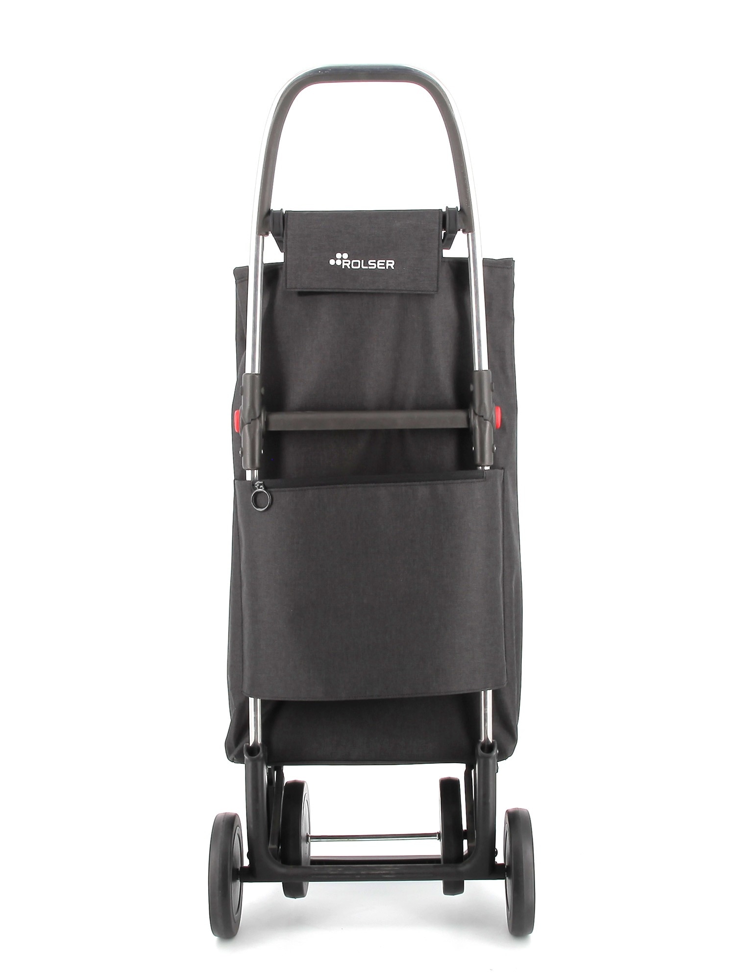 Carro de la Compra Big Tweed 4 Ruedas Plegable Rolser - Negro Negro-6