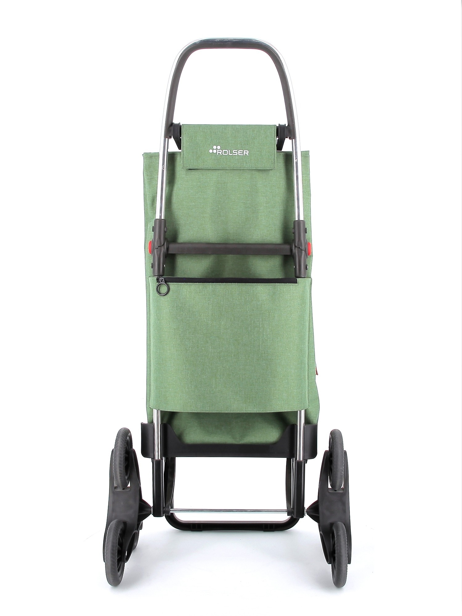 Imagen 3 de Carro de la Compra Big Tweed 6 Ruedas Sube Escaleras Plegable Rolser - Verde Verde