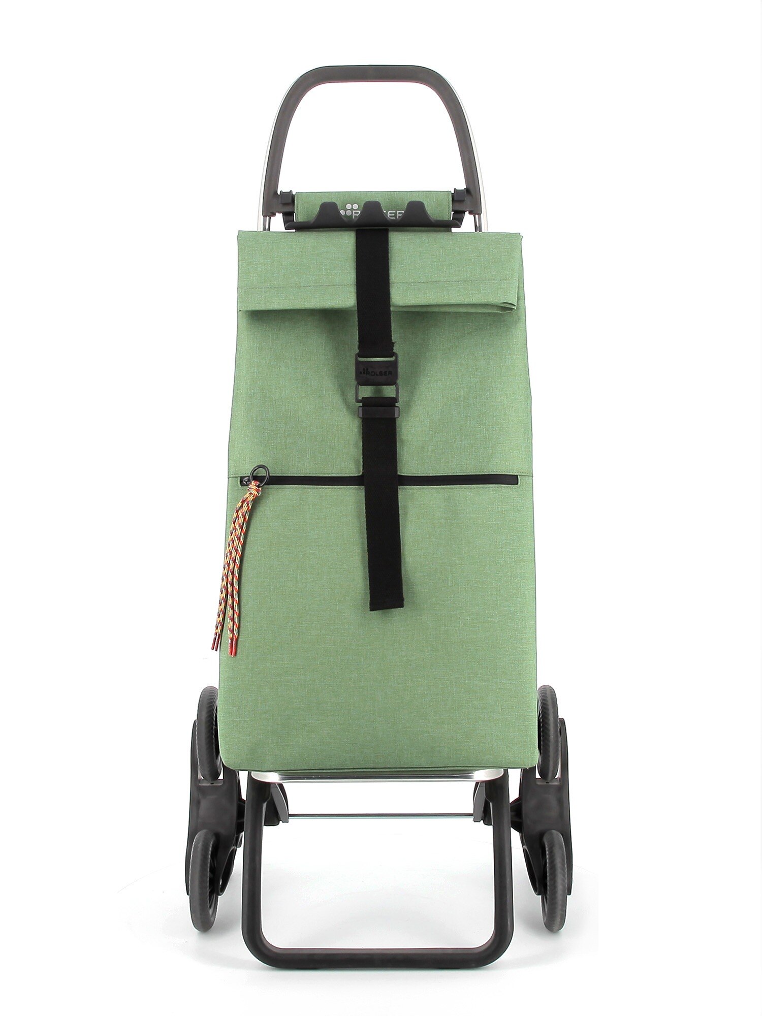 Imagen 4 de Carro de la Compra Big Tweed 6 Ruedas Sube Escaleras Plegable Rolser - Verde Verde