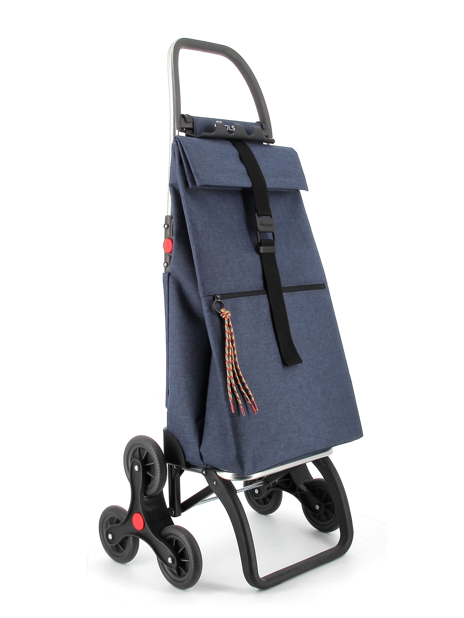 Imagen 1 de Carro de la Compra Big Tweed 6 Ruedas Sube Escaleras Plegable Rolser - Azul marino Azul marino