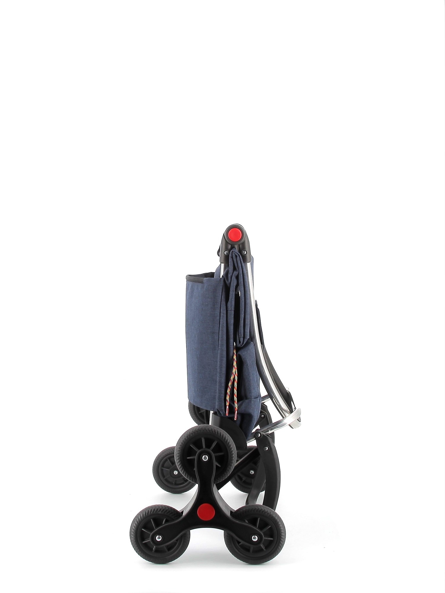 Imagen 5 de Carro de la Compra Big Tweed 6 Ruedas Sube Escaleras Plegable Rolser - Azul marino Azul marino