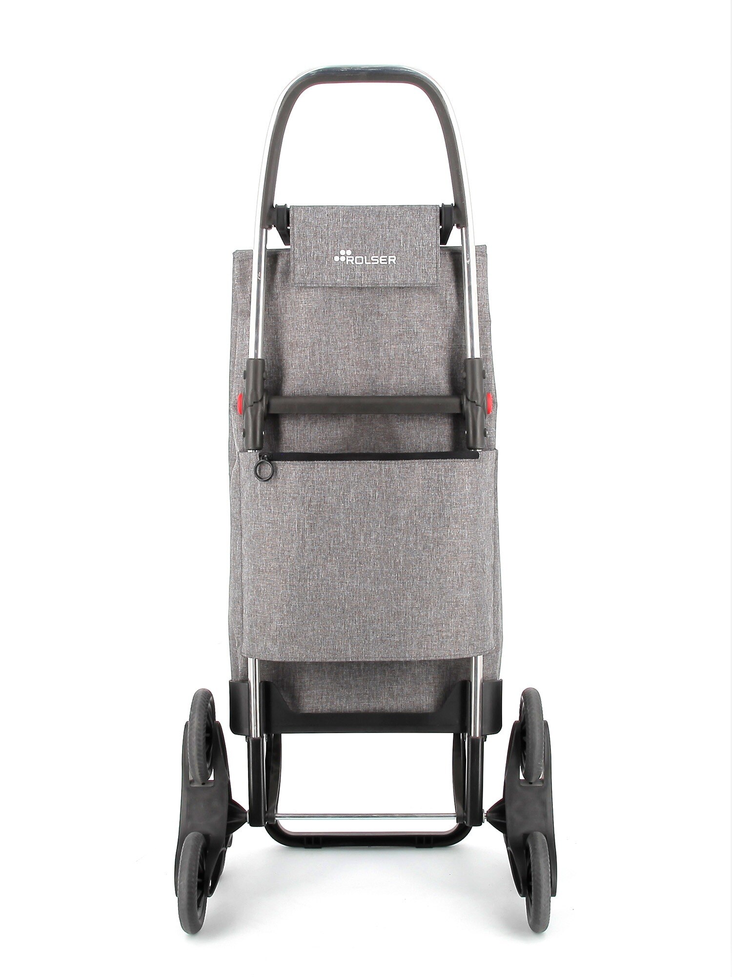 Imagen 3 de Carro de la Compra Big Tweed 6 Ruedas Sube Escaleras Plegable Rolser - Gris Gris