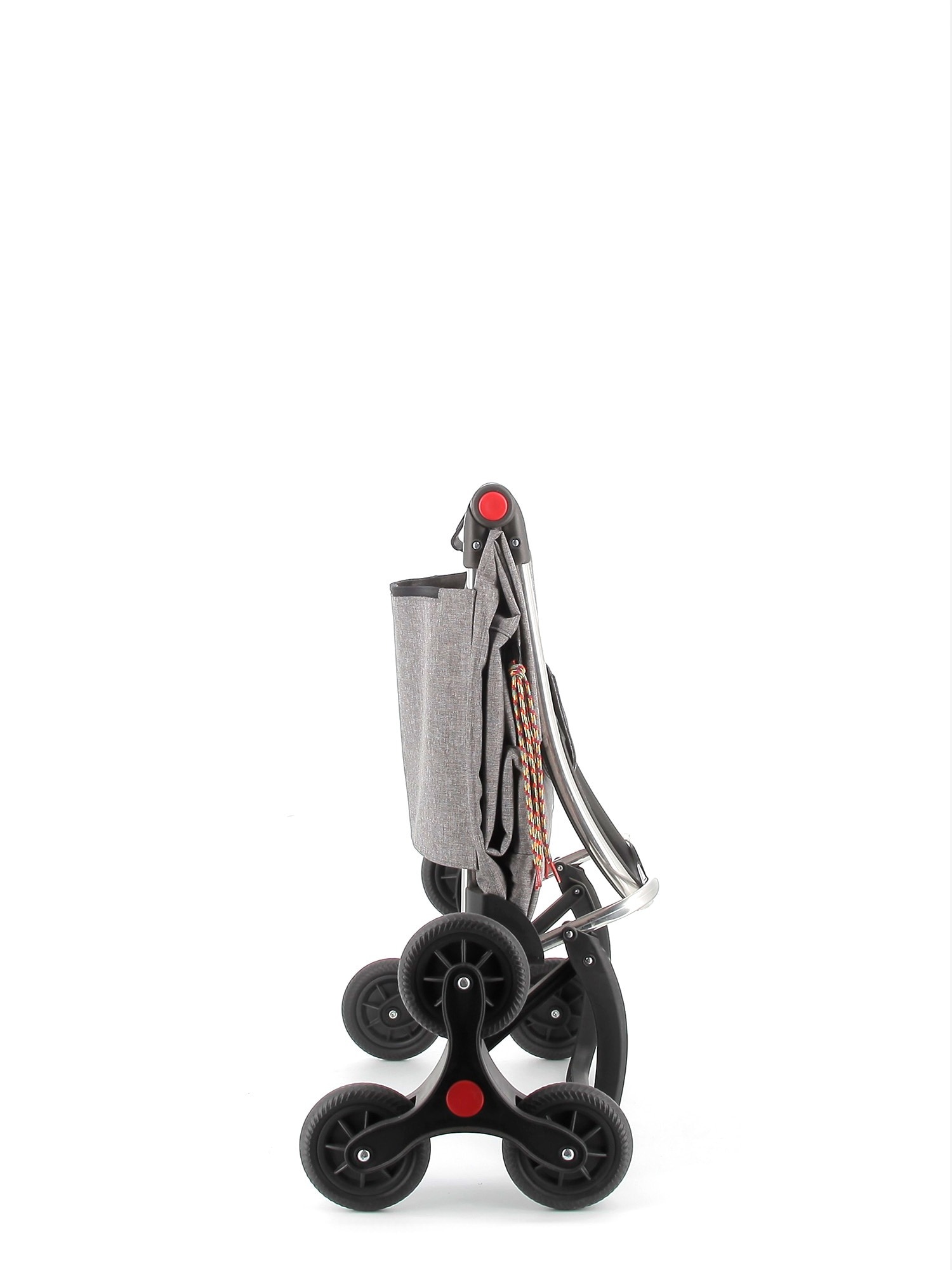Imagen 5 de Carro de la Compra Big Tweed 6 Ruedas Sube Escaleras Plegable Rolser - Gris Gris