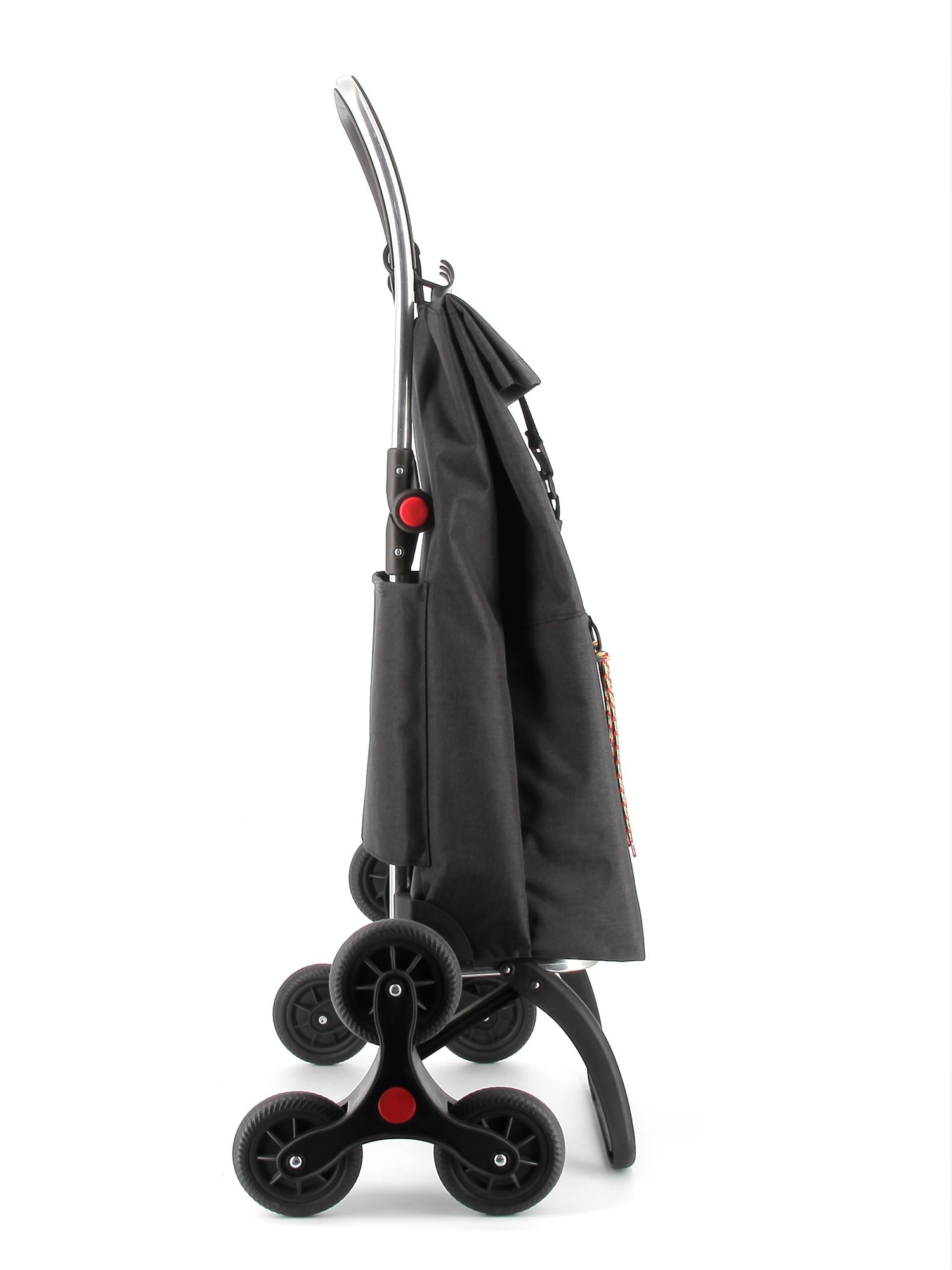 Imagen 2 de Carro de la Compra Big Tweed 6 Ruedas Sube Escaleras Plegable Rolser - Negro Negro