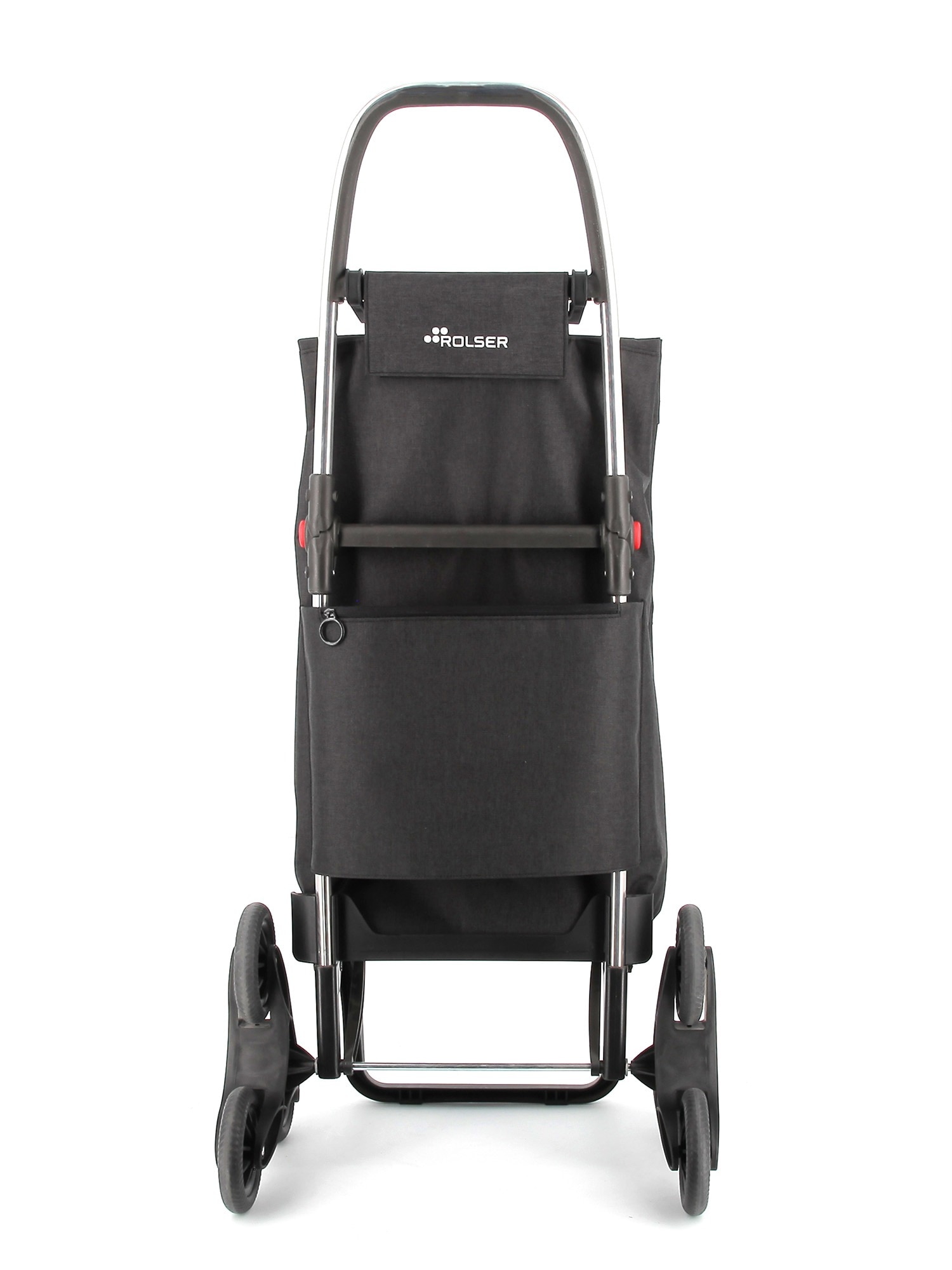 Imagen 3 de Carro de la Compra Big Tweed 6 Ruedas Sube Escaleras Plegable Rolser - Negro Negro
