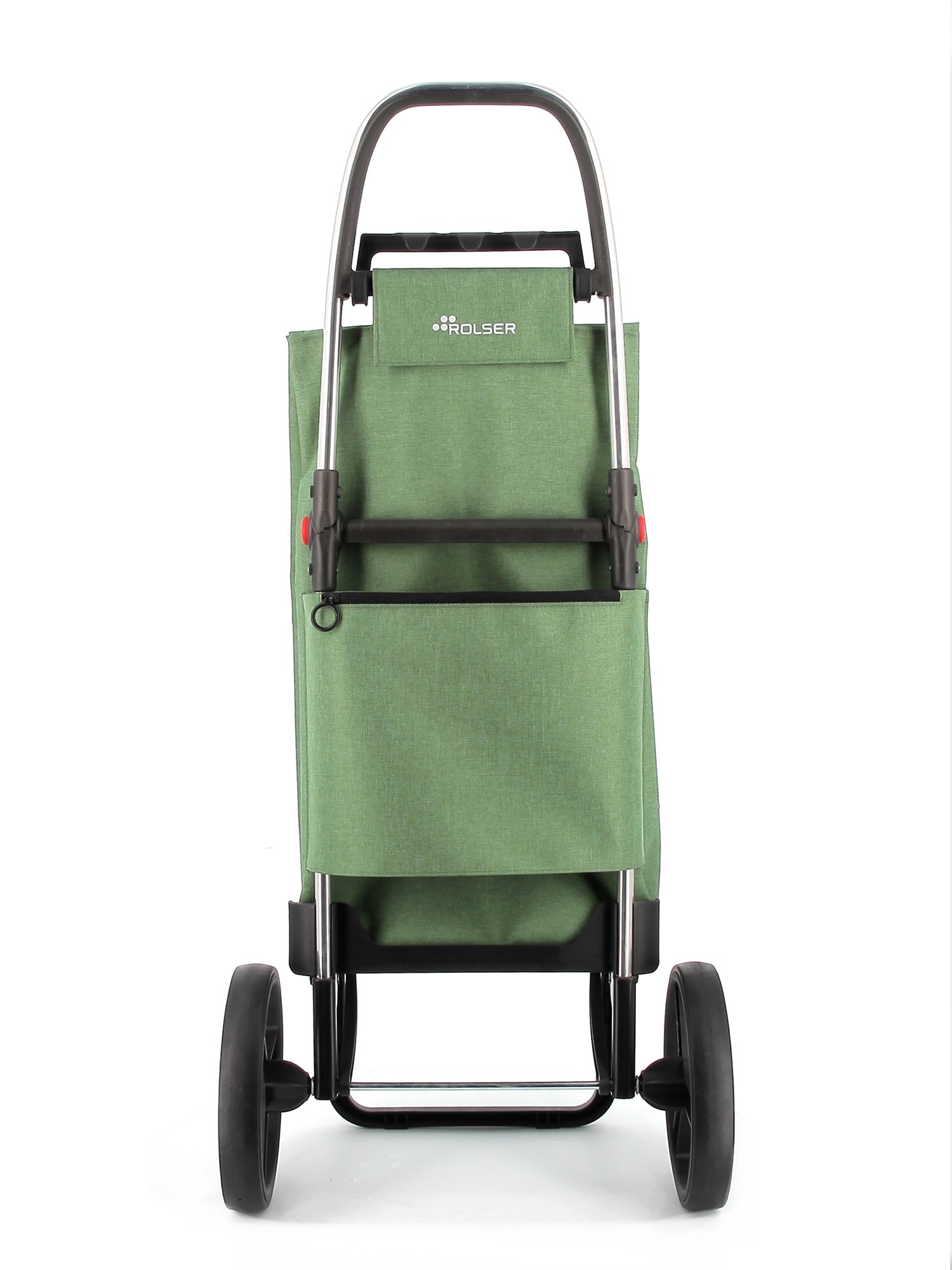 Imagen 3 de Carro de la Compra Big Tweed 2 Ruedas Grandes Plegable Rolser - Verde Verde