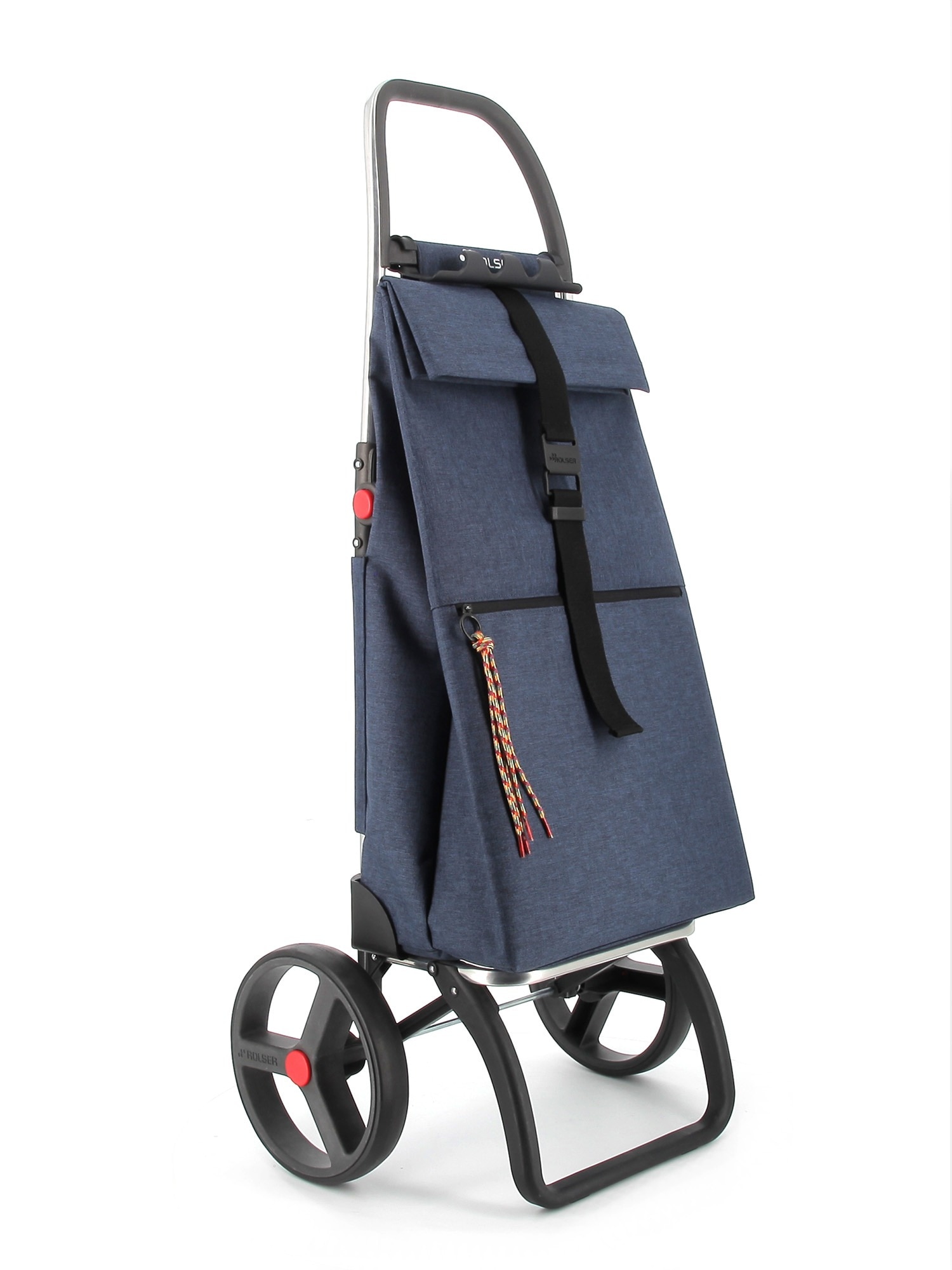 Imagen 1 de Carro de la Compra Big Tweed 2 Ruedas Grandes Plegable Rolser - Azul marino Azul marino
