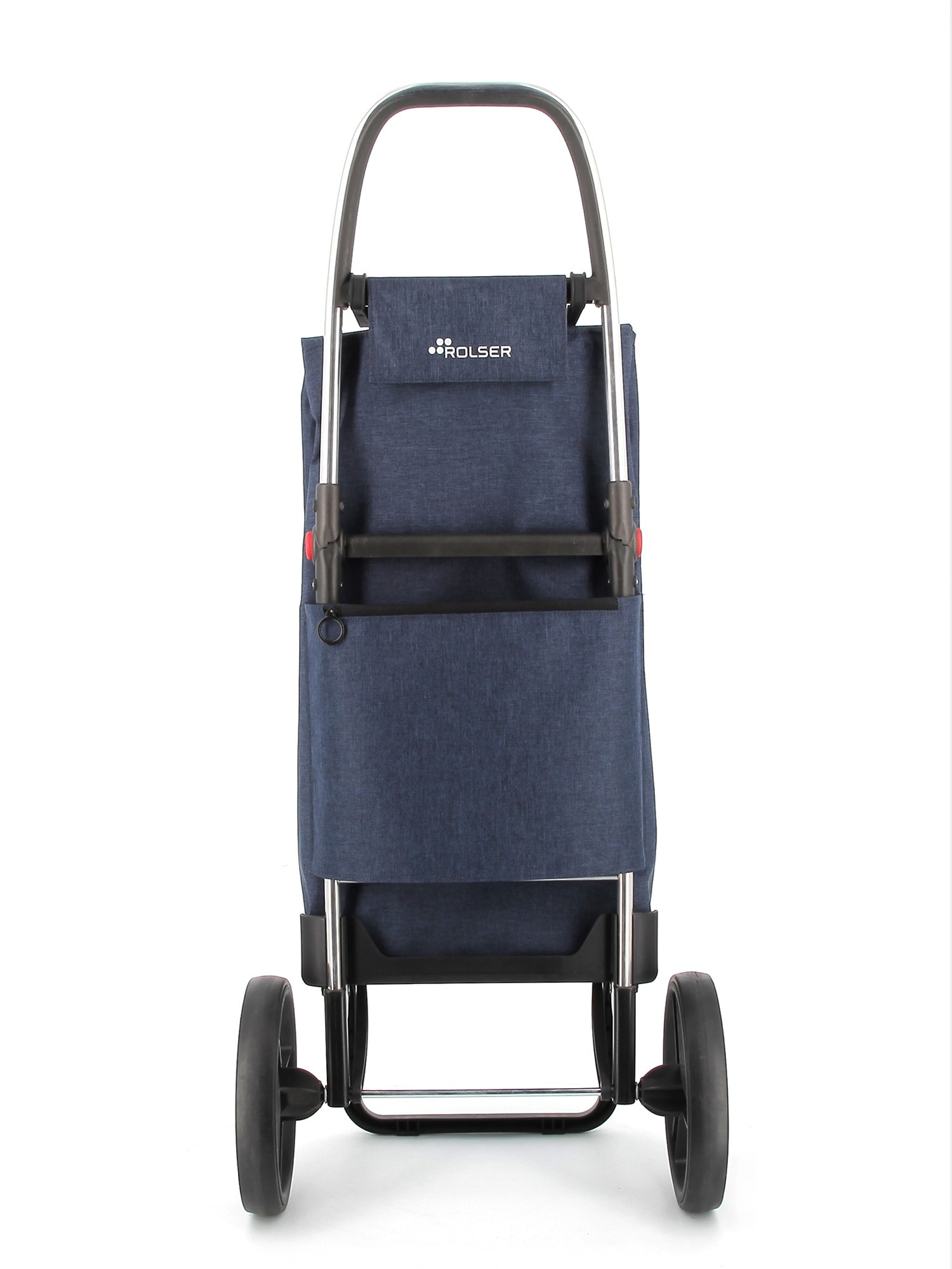 Imagen 3 de Carro de la Compra Big Tweed 2 Ruedas Grandes Plegable Rolser - Azul marino Azul marino