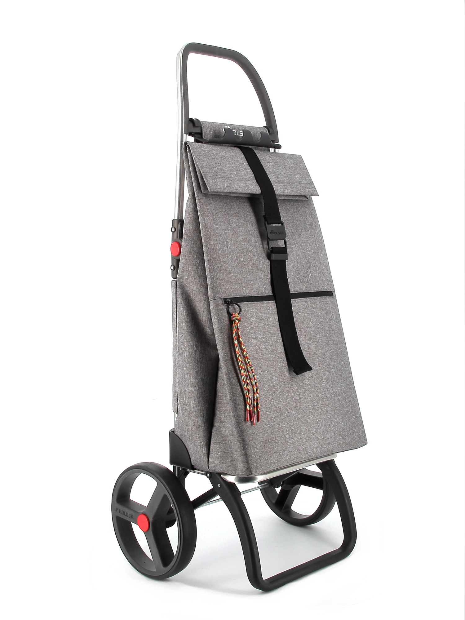 Imagen 1 de Carro de la Compra Big Tweed 2 Ruedas Grandes Plegable Rolser - Gris Gris