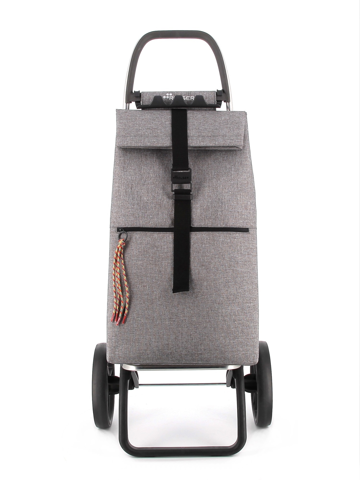 Imagen 4 de Carro de la Compra Big Tweed 2 Ruedas Grandes Plegable Rolser - Gris Gris