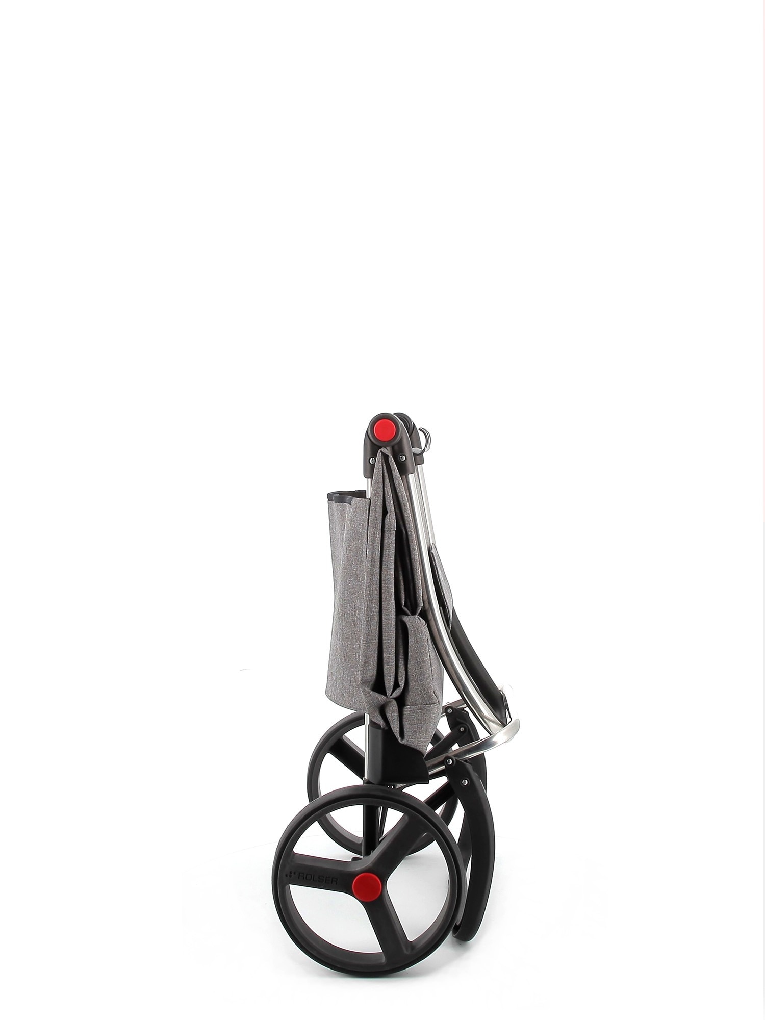 Imagen 5 de Carro de la Compra Big Tweed 2 Ruedas Grandes Plegable Rolser - Gris Gris