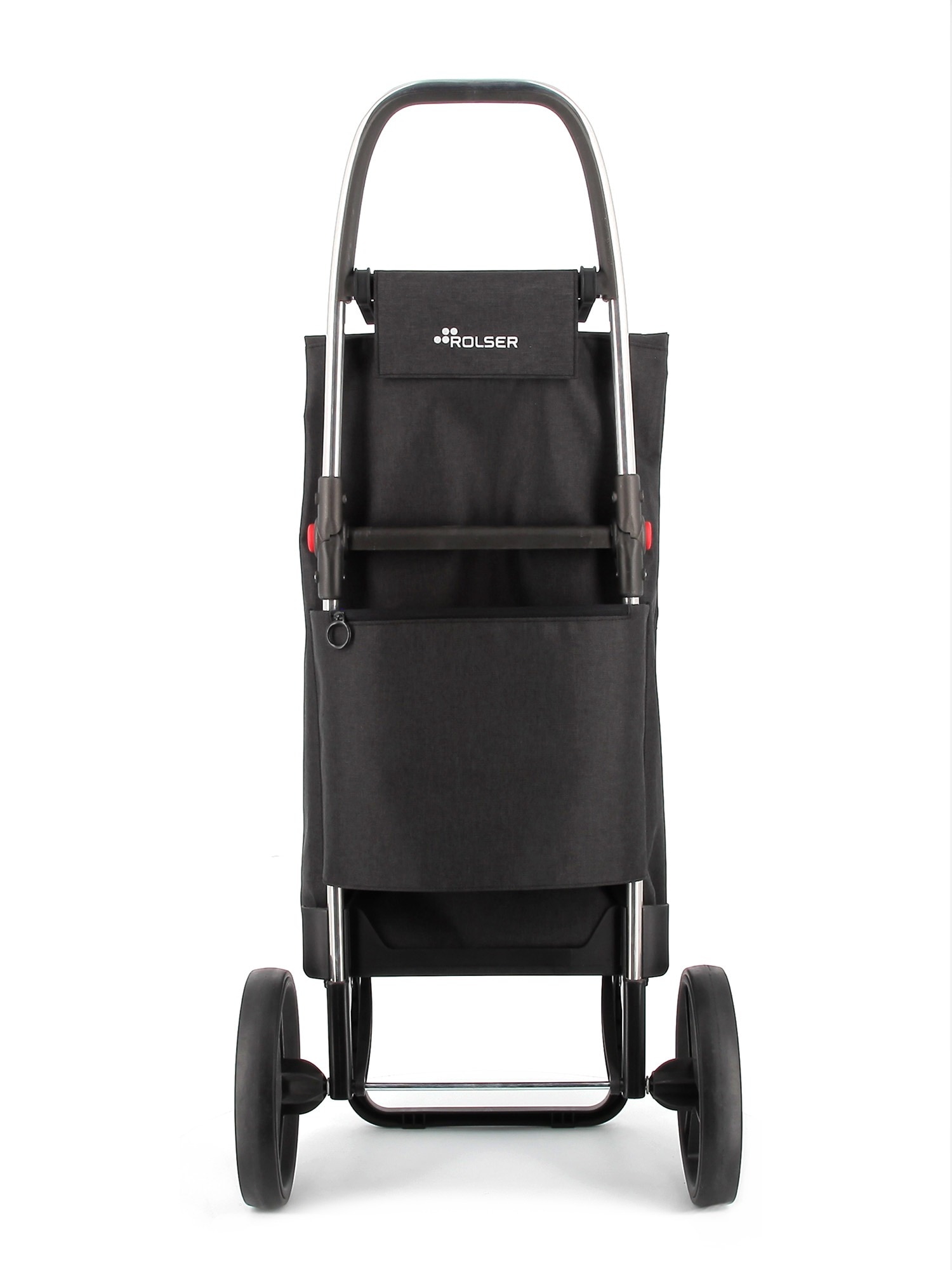 Imagen 3 de Carro de la Compra Big Tweed 2 Ruedas Grandes Plegable Rolser - Negro Negro