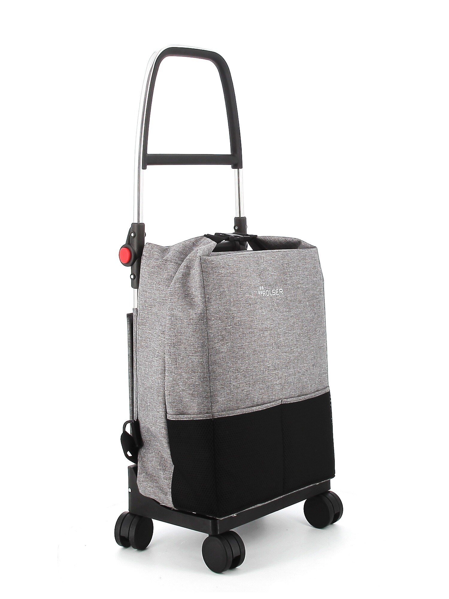 Carro One Tweed T-Shop 4 Ruedas Giratorias Plegable Rolser - Gris Gris-1
