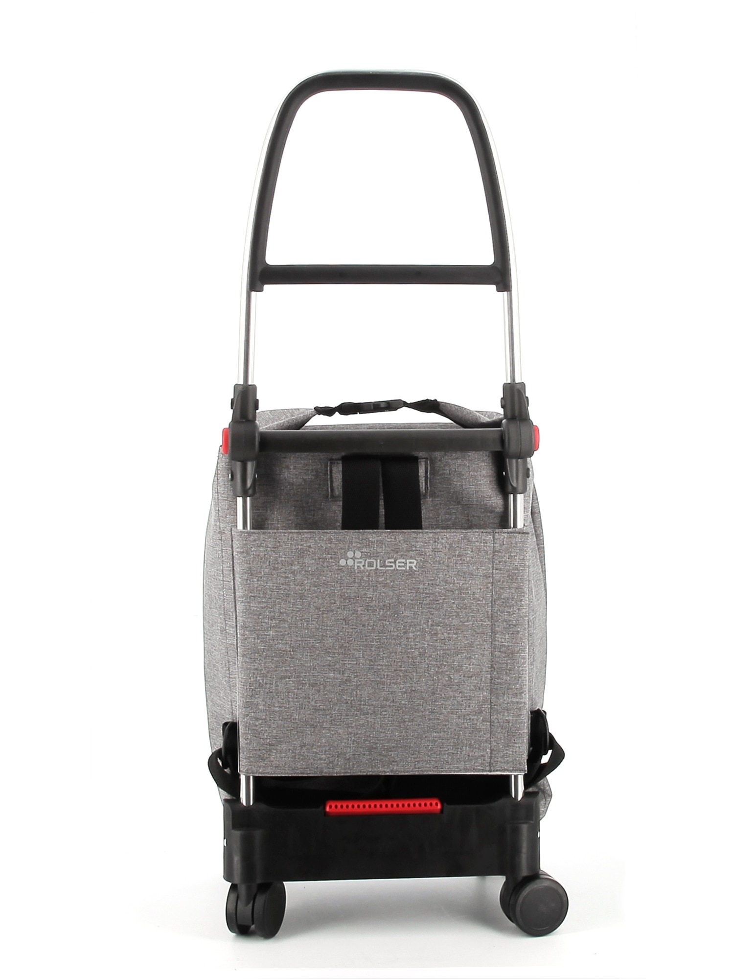 Carro One Tweed T-Shop 4 Ruedas Giratorias Plegable Rolser - Gris Gris-3