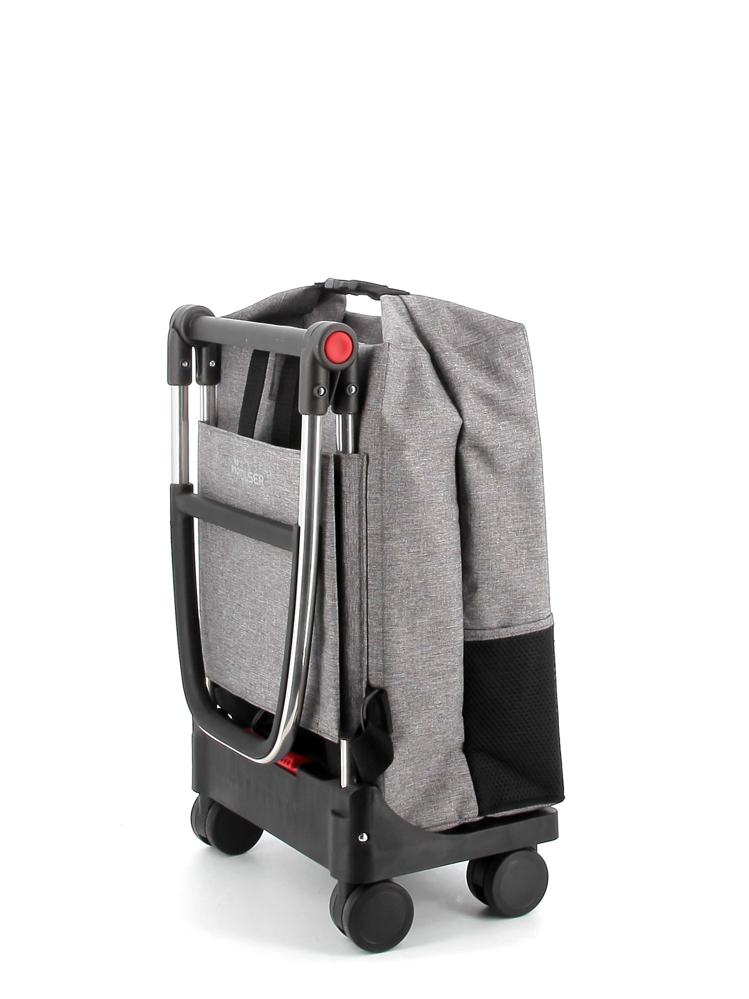 Carro One Tweed T-Shop 4 Ruedas Giratorias Plegable Rolser - Gris Gris-6