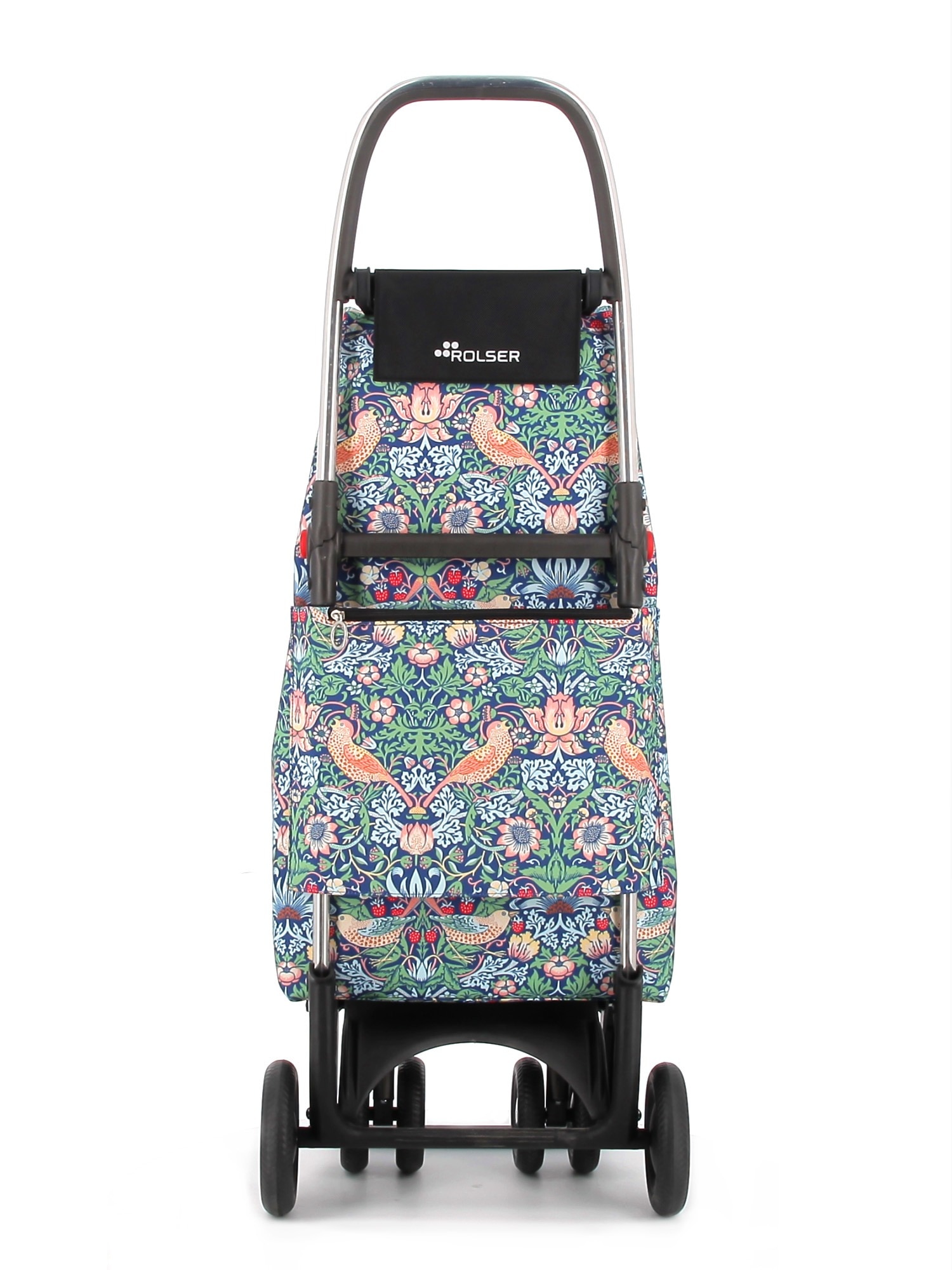 Imagen 3 de Carro Rolser I-Max William Morris 4 Ruedas 2 Giratorias Plegable - Azul Azul