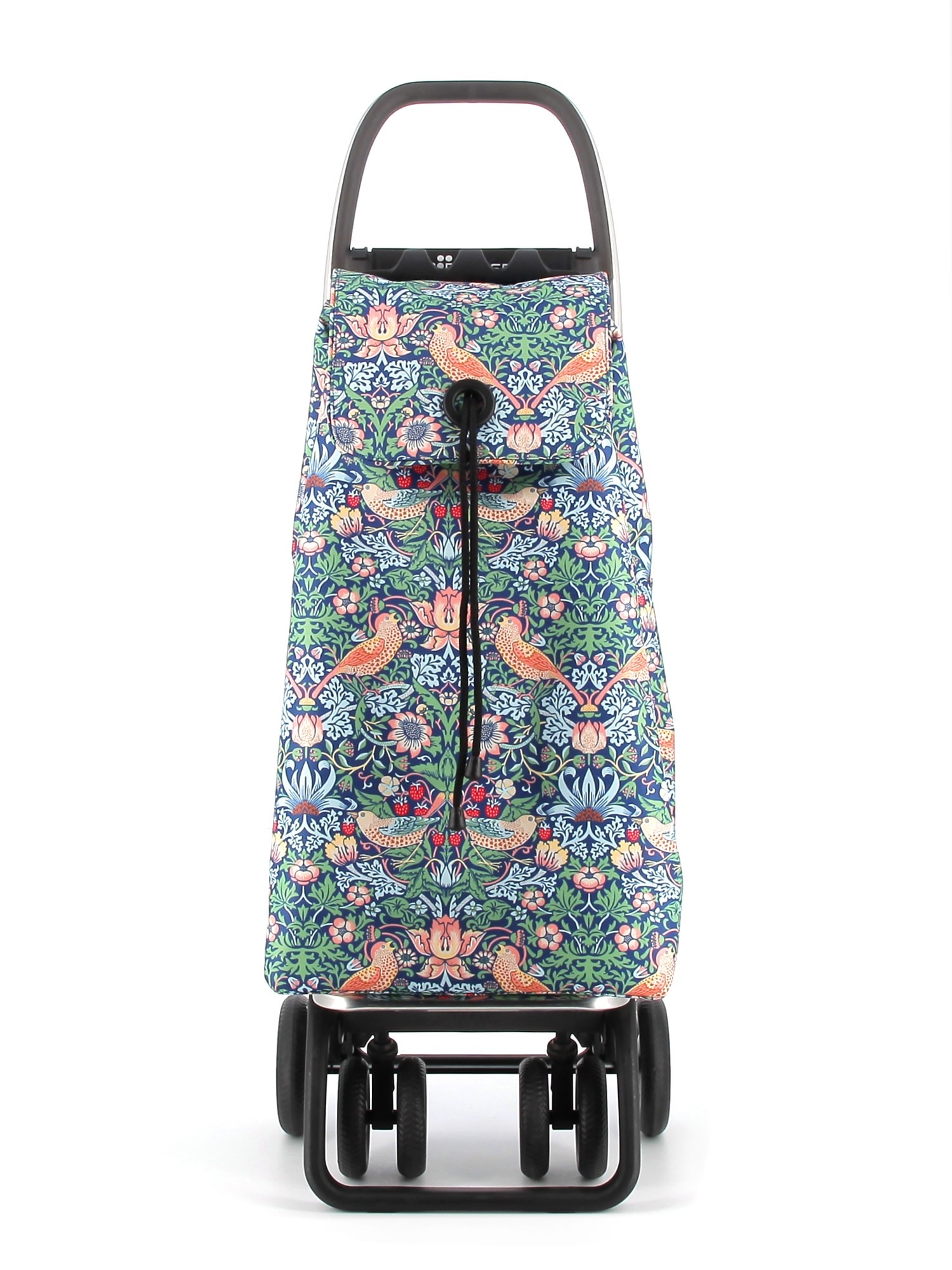 Imagen 4 de Carro Rolser I-Max William Morris 4 Ruedas 2 Giratorias Plegable - Azul Azul