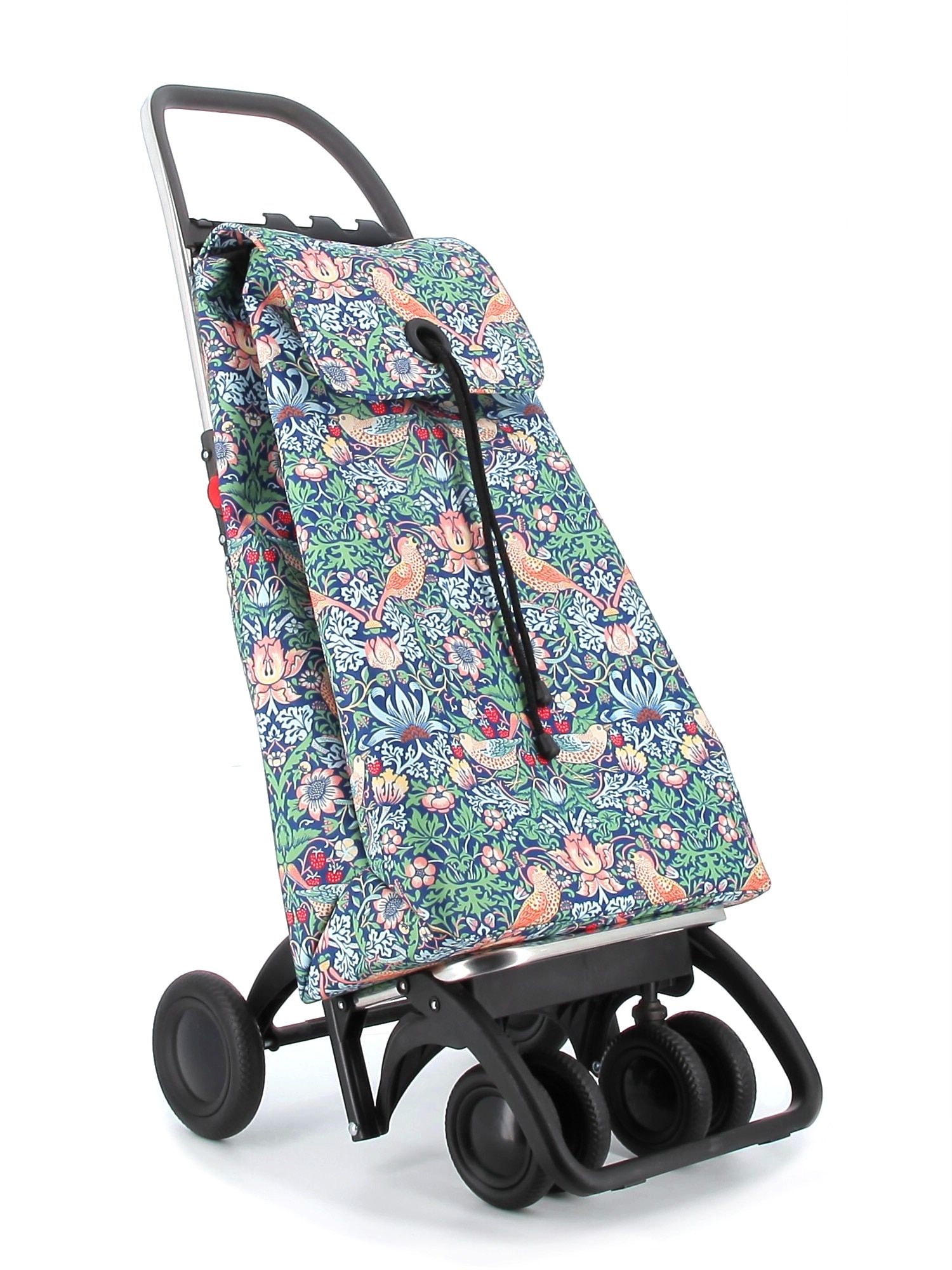 Imagen 5 de Carro Rolser I-Max William Morris 4 Ruedas 2 Giratorias Plegable - Azul Azul
