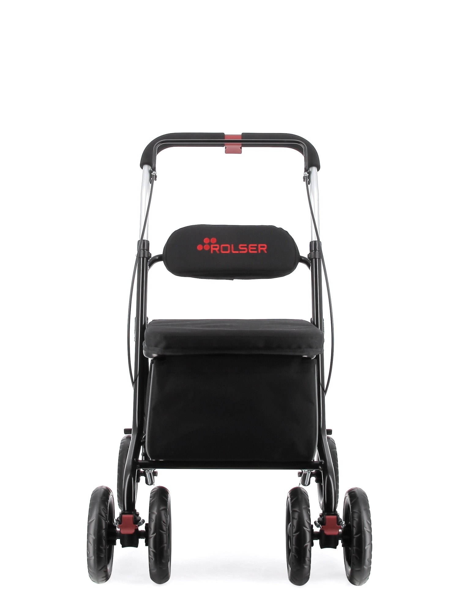 Imagen 5 de Carro de la compra con asiento Kadira LN 4 ruedas Rolser - Negro Negro