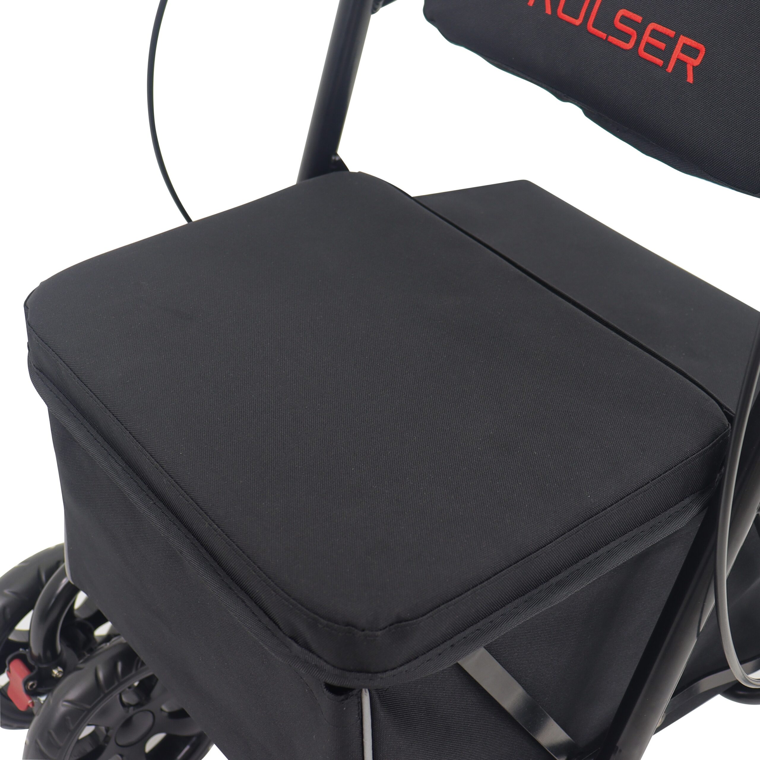 Imagen 6 de Carro de la compra con asiento Kadira LN 4 ruedas Rolser - Negro Negro