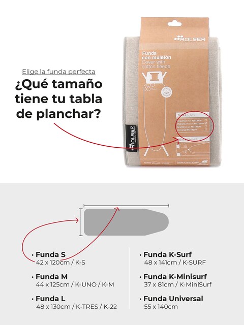 Funda De Planchar Ajustable Funda Para Tabla De Planchar - Ajuste Universal 120x40 Cm Funda Tabla Planchar Ajustable