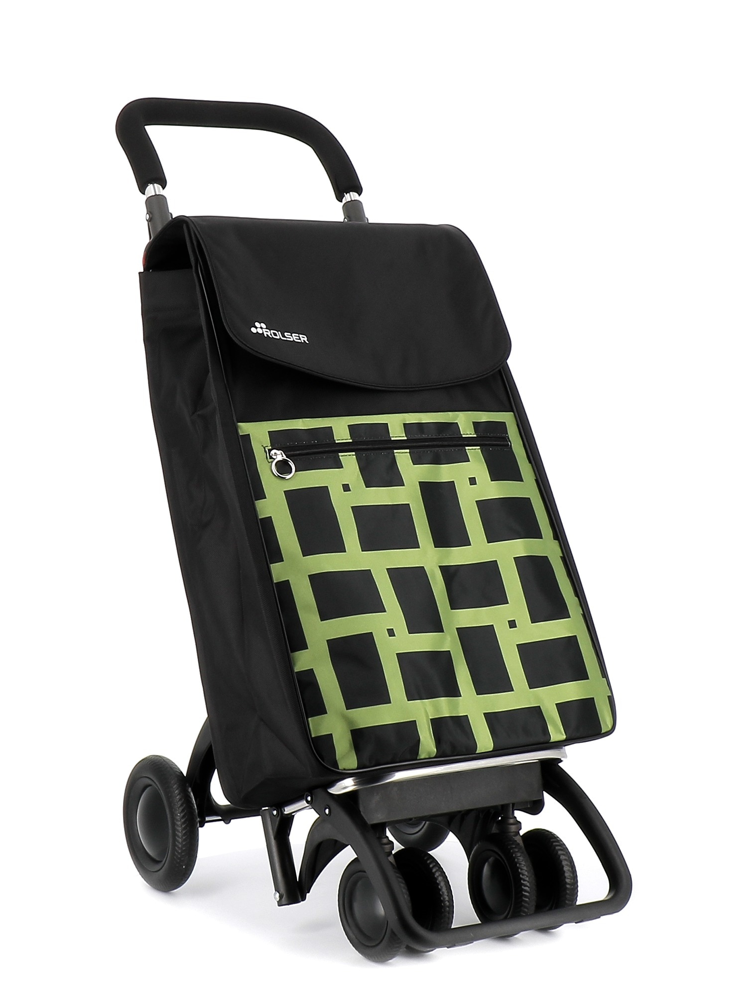Imagen 5 de Carro de la compra Box Geometrik 4.2 Tour Plus Rolser - Verde Verde