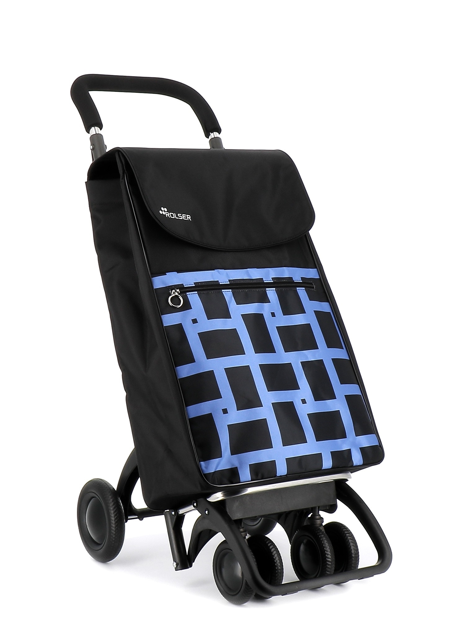 Imagen 5 de Carro de la compra Box Geometrik 4.2 Tour Plus Rolser - Azul Azul