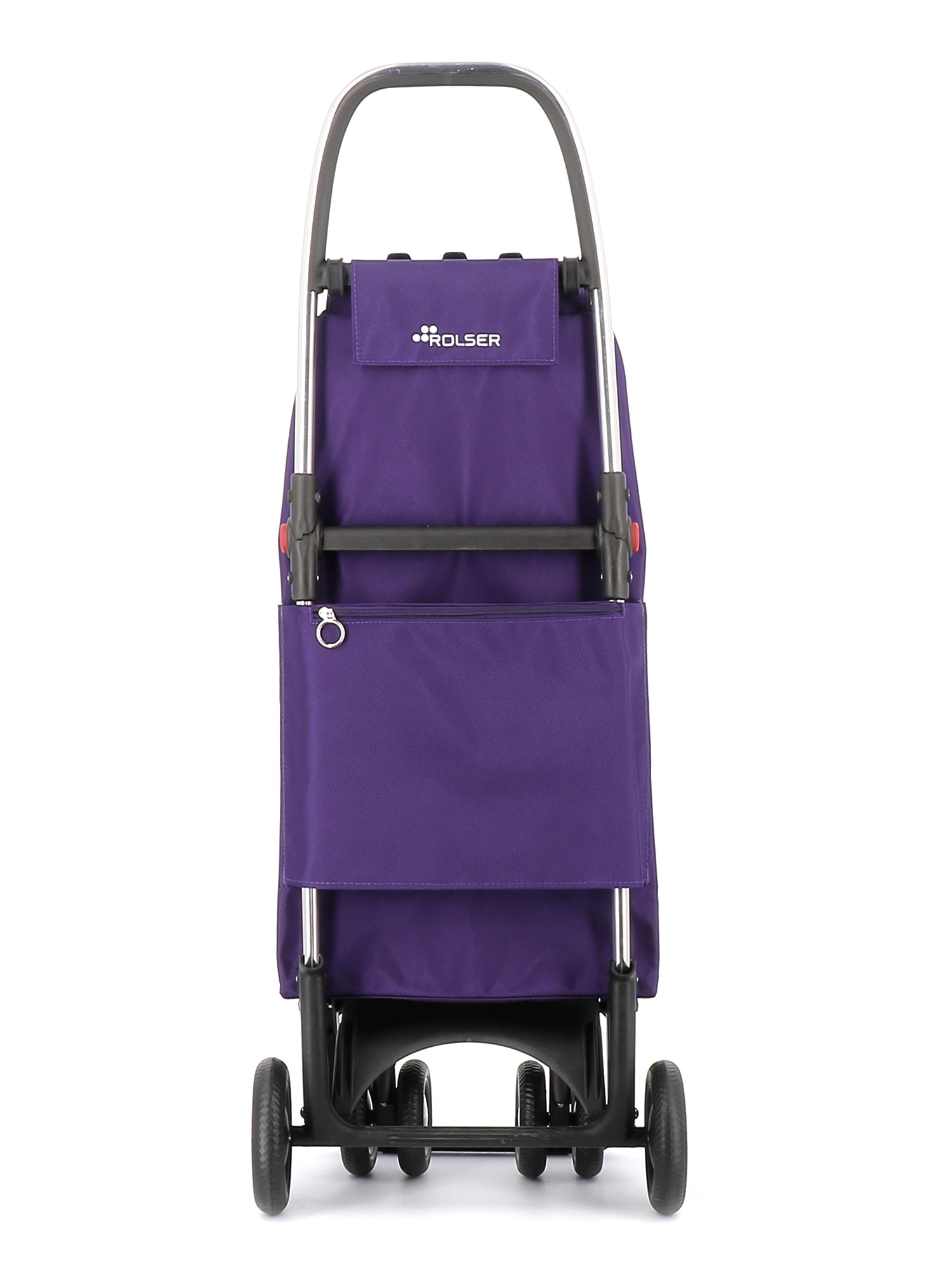 Imagen 3 de Carro de la compra I-Max MF 4 Ruedas 2 Giratorias Plegable Rolser - Morado Morado