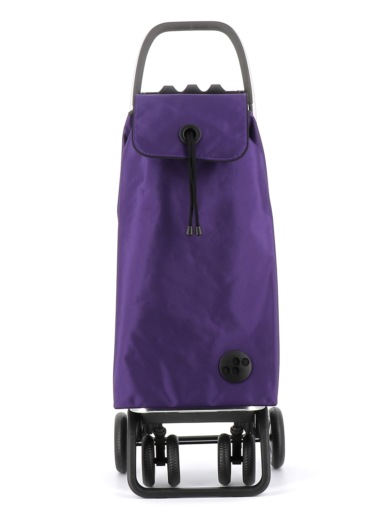 Imagen 4 de Carro de la compra I-Max MF 4 Ruedas 2 Giratorias Plegable Rolser - Morado Morado