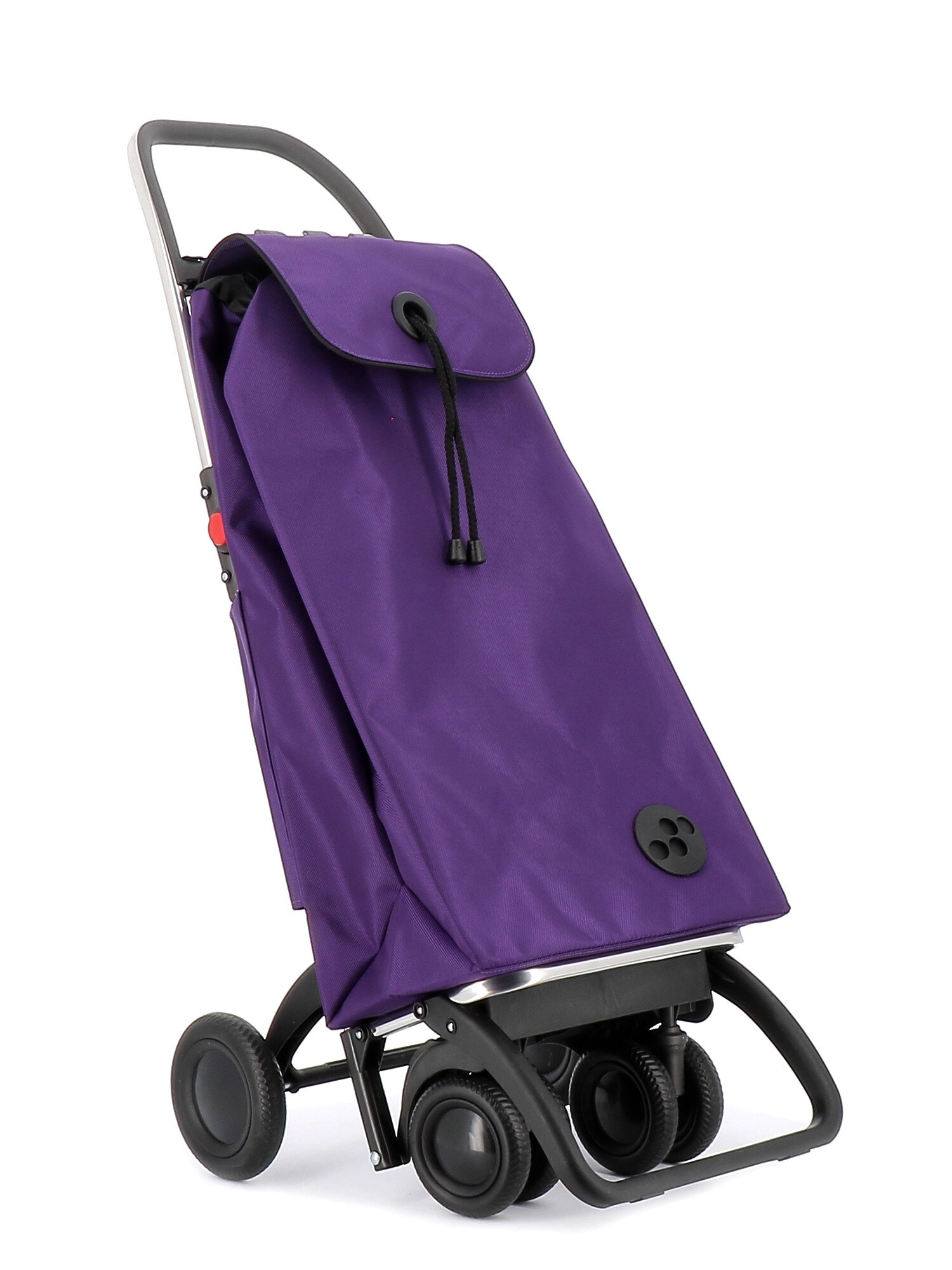 Imagen 5 de Carro de la compra I-Max MF 4 Ruedas 2 Giratorias Plegable Rolser - Morado Morado