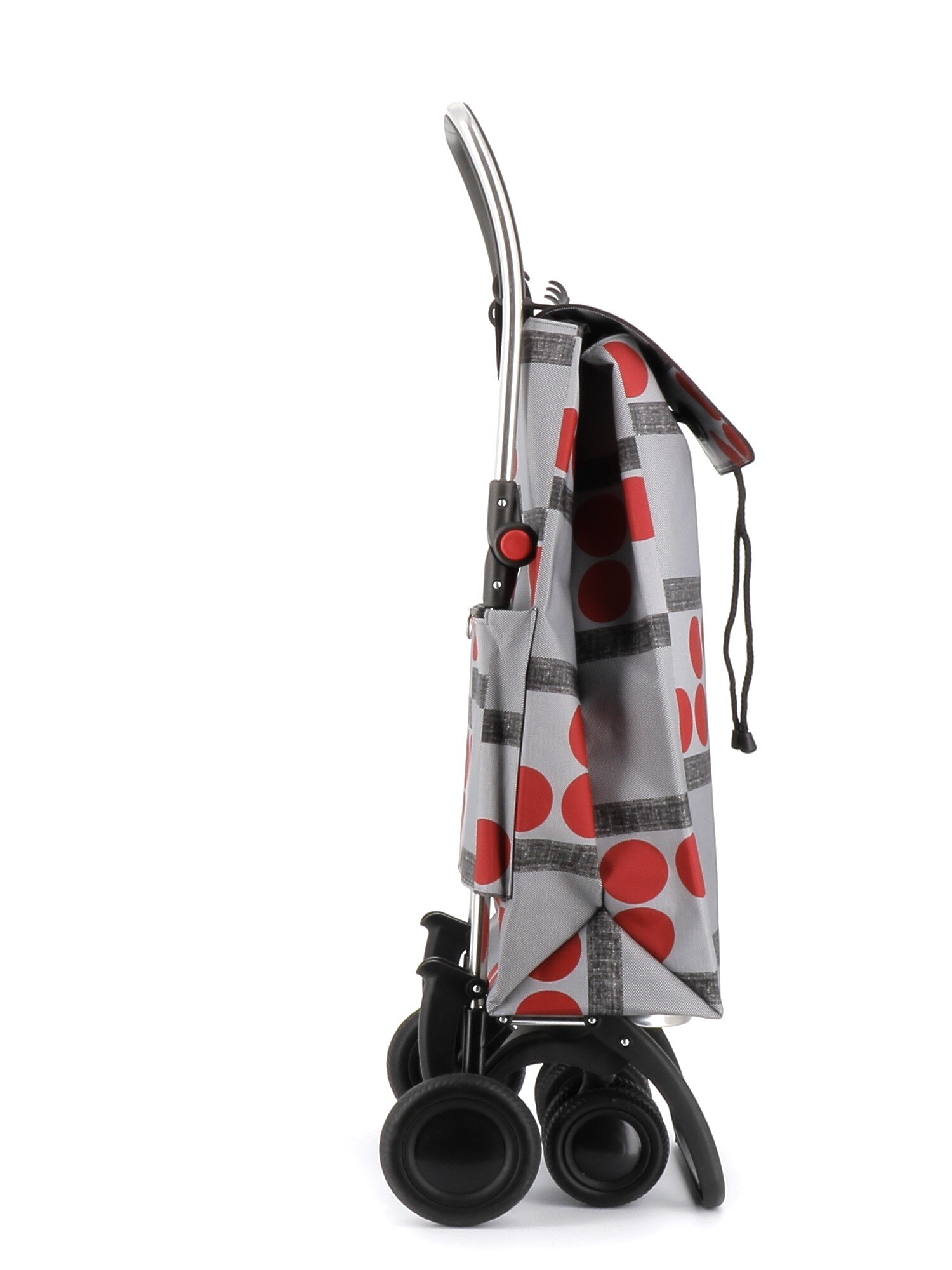 Carro de la compra I-Max Logos 4 Ruedas 2 Giratorias Plegable Rolser - Rojo Rojo-2