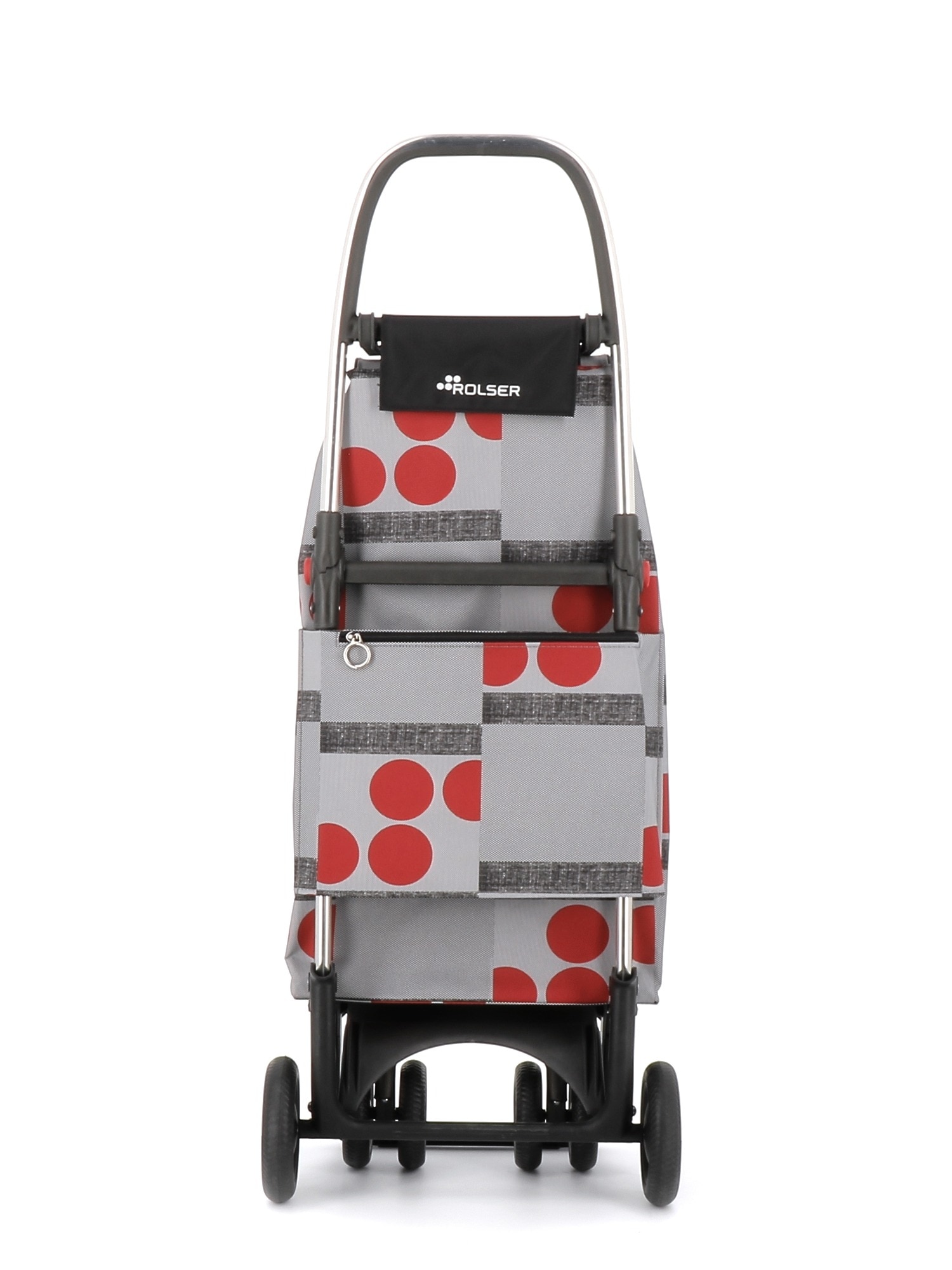 Carro de la compra I-Max Logos 4 Ruedas 2 Giratorias Plegable Rolser - Rojo Rojo-3