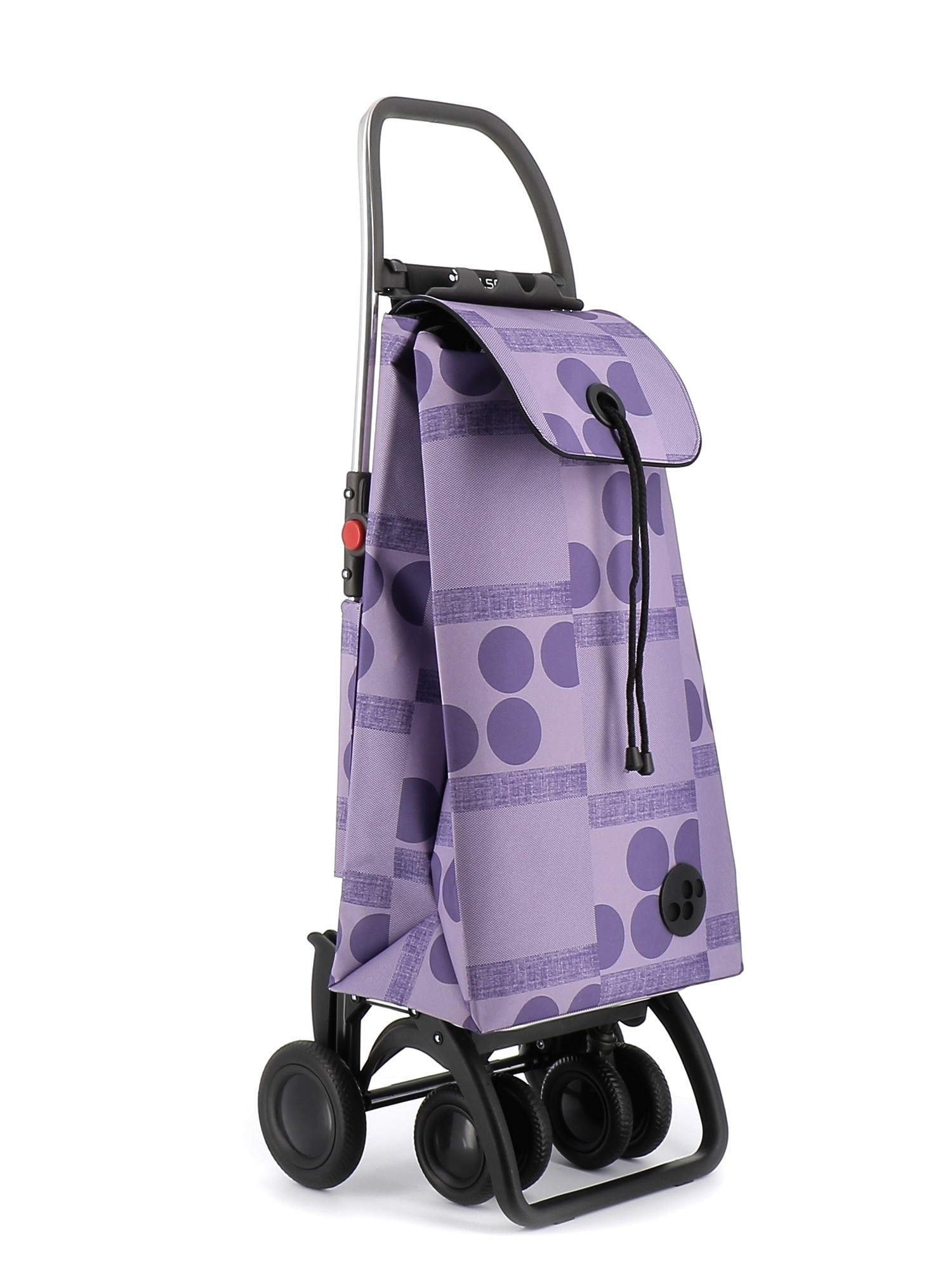 Carro de la compra I-Max Logos 4 Ruedas 2 Giratorias Plegable Rolser - Malva Malva-1