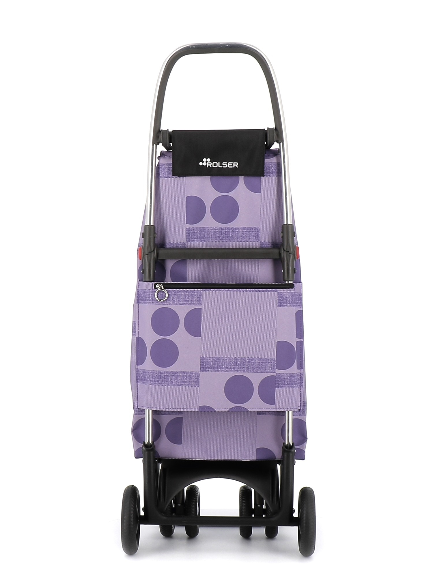 Carro de la compra I-Max Logos 4 Ruedas 2 Giratorias Plegable Rolser - Malva Malva-3