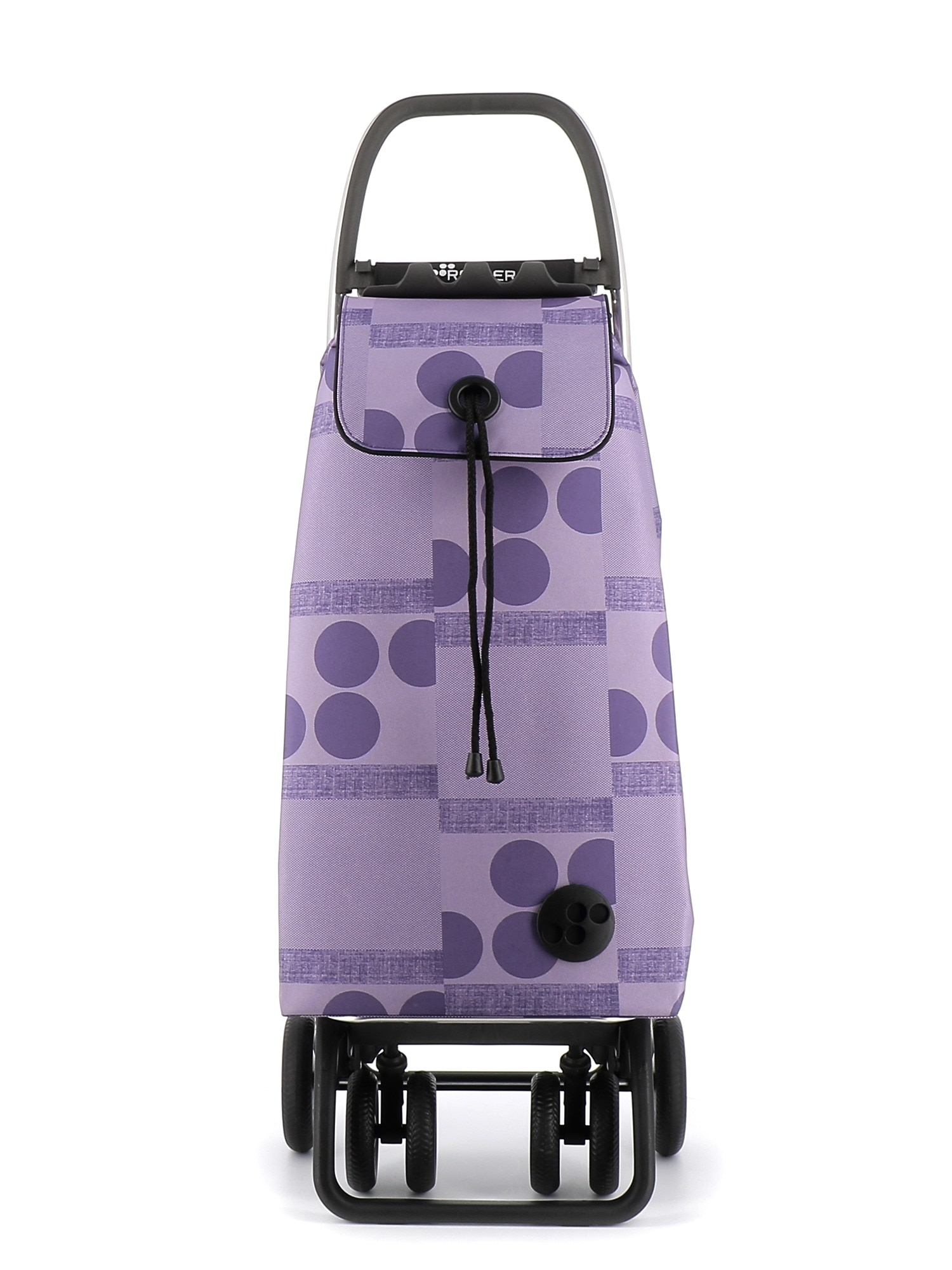 Carro de la compra I-Max Logos 4 Ruedas 2 Giratorias Plegable Rolser - Malva Malva-4