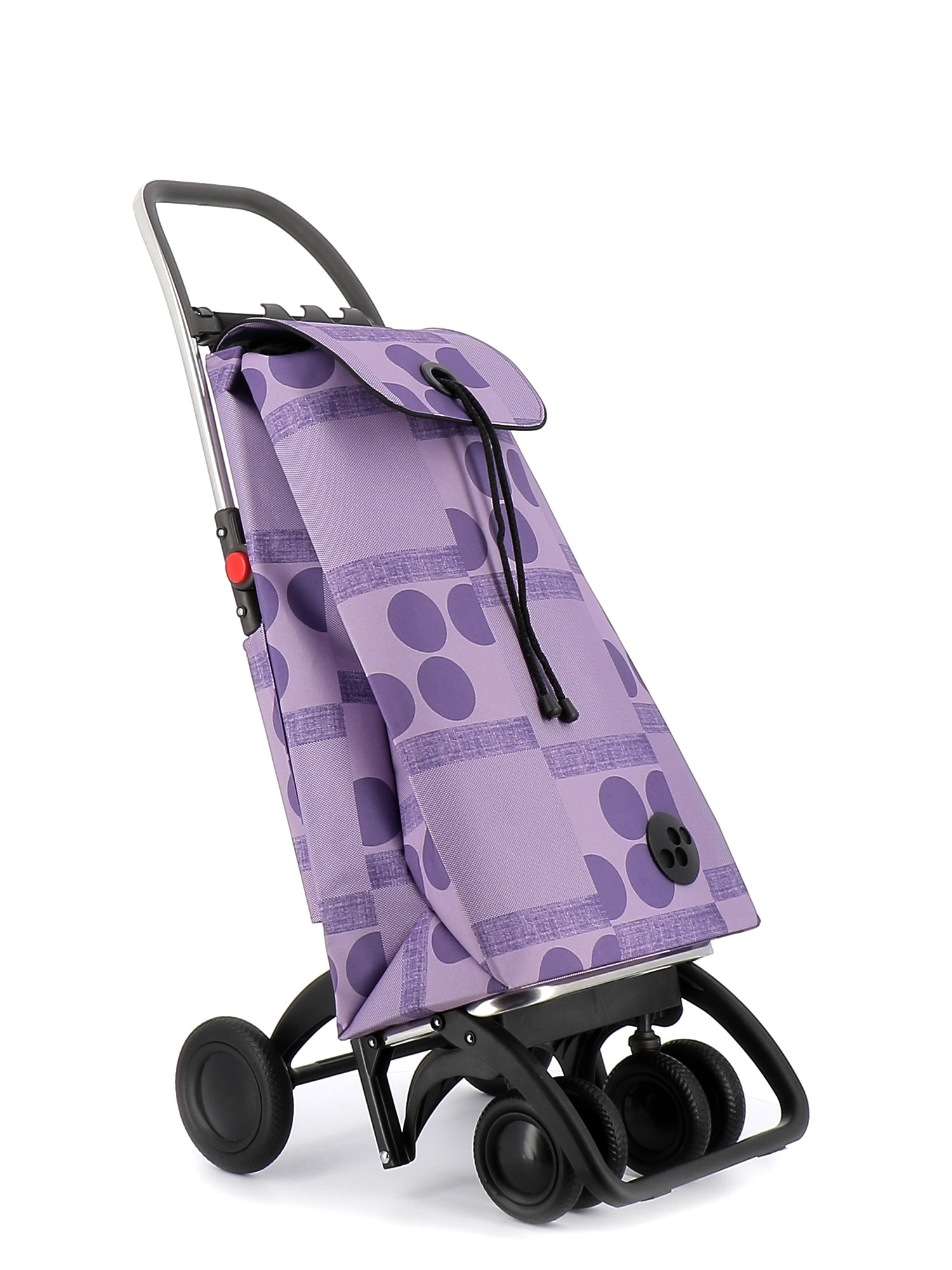 Carro de la compra I-Max Logos 4 Ruedas 2 Giratorias Plegable Rolser - Malva Malva-5