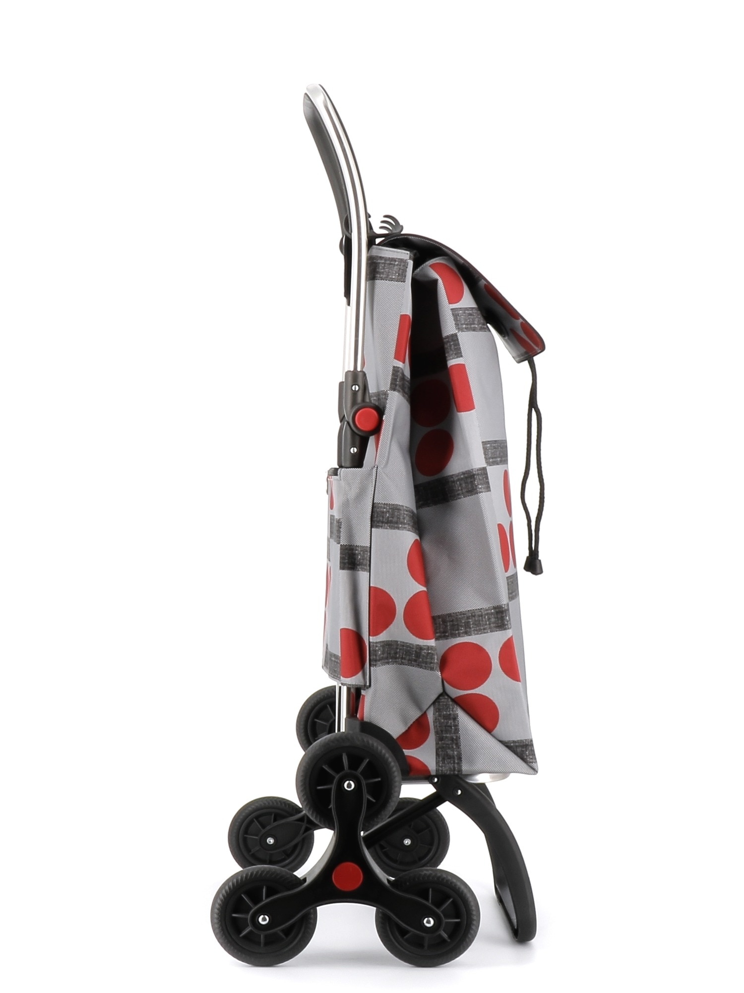 Imagen 2 de Carro de la compra I-Max Logos 6 Ruedas Sube Escaleras Plegable Rolser - Rojo Rojo