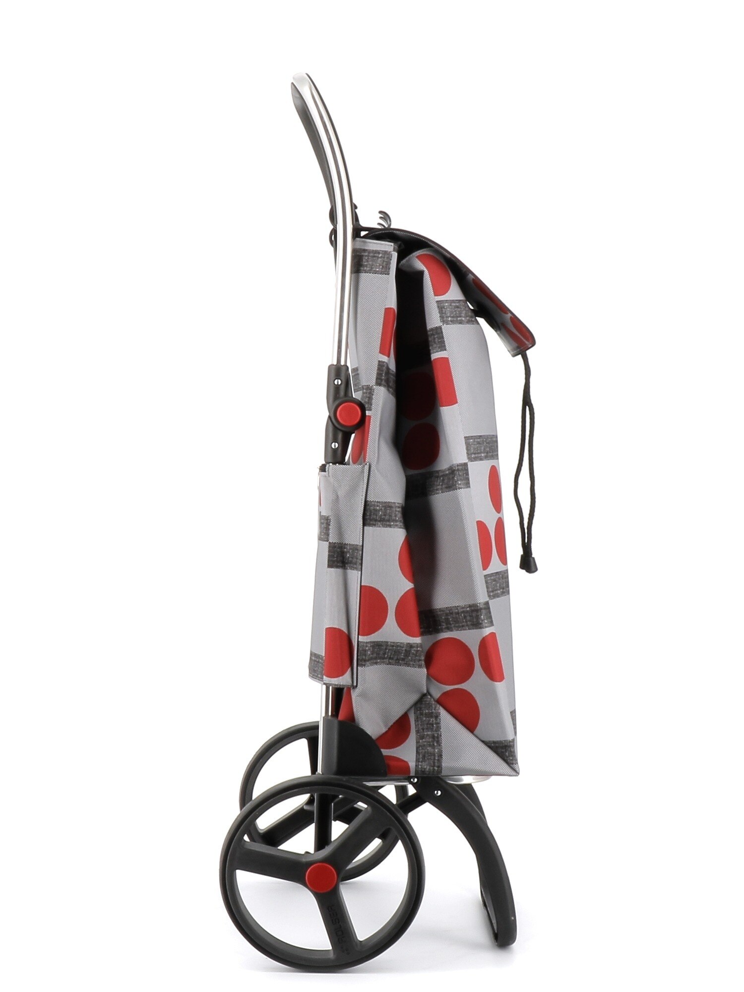 Imagen 2 de Carro de la compra I-Max Logos 2 Ruedas Grandes Plegable Rolser - Malva Rojo