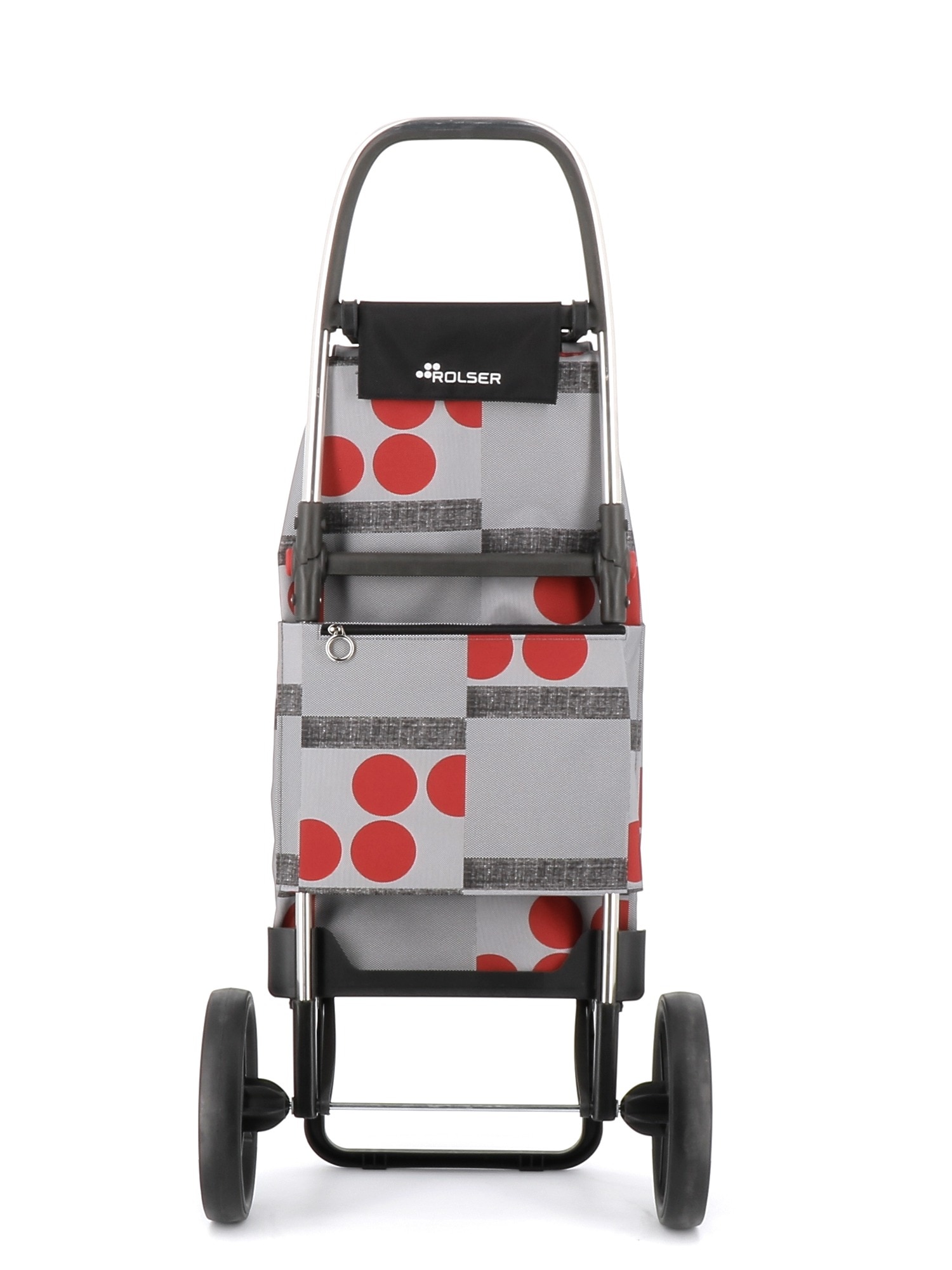 Imagen 3 de Carro de la compra I-Max Logos 2 Ruedas Grandes Plegable Rolser - Malva Rojo