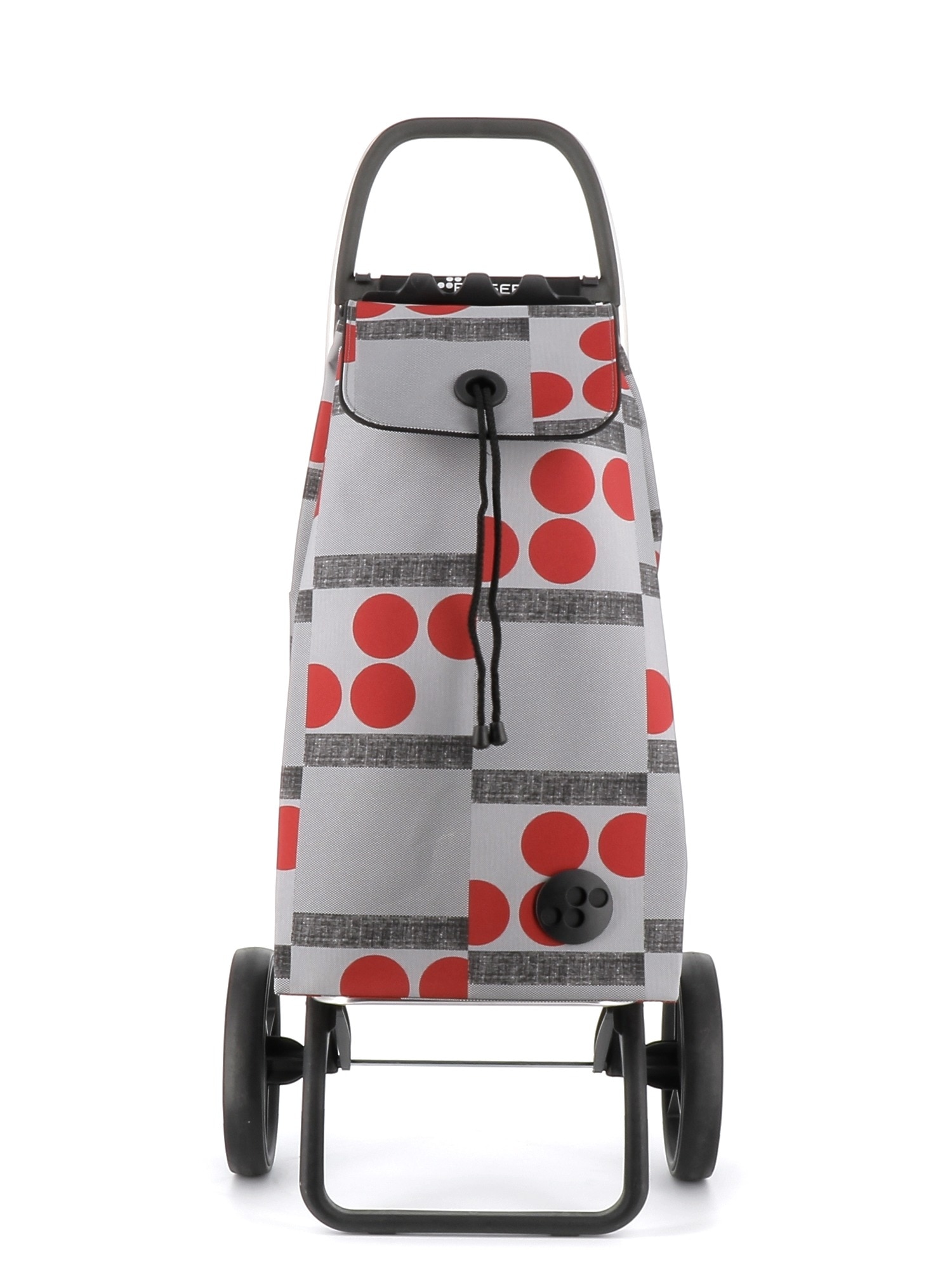 Imagen 4 de Carro de la compra I-Max Logos 2 Ruedas Grandes Plegable Rolser - Malva Rojo