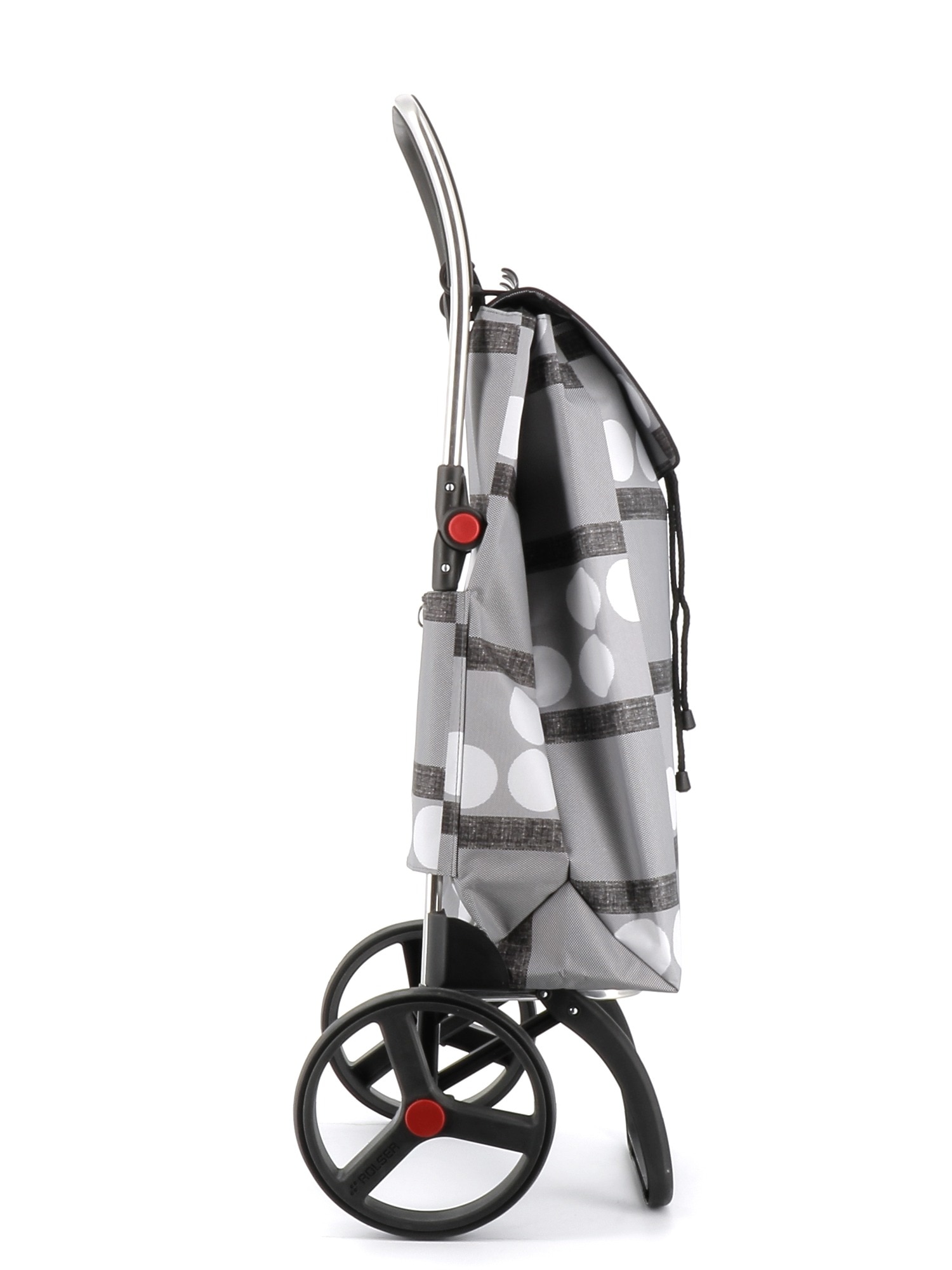 Imagen 2 de Carro de la compra I-Max Logos 2 Ruedas Grandes Plegable Rolser - Gris Gris