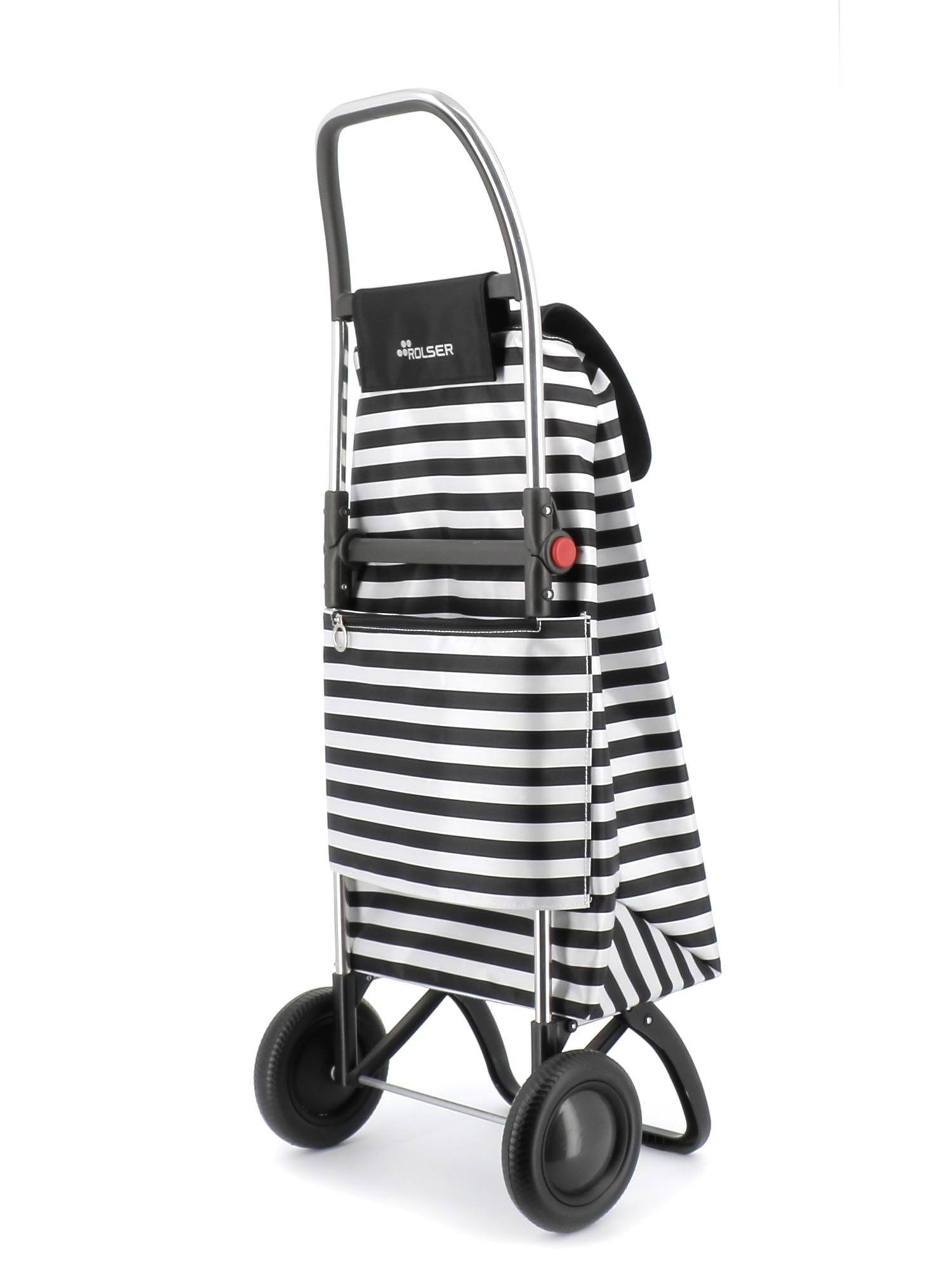Imagen 3 de Carro de la compra I-Max Marina 2 Ruedas Plegable Rolser - Blanco / Negro Blanco / Negro