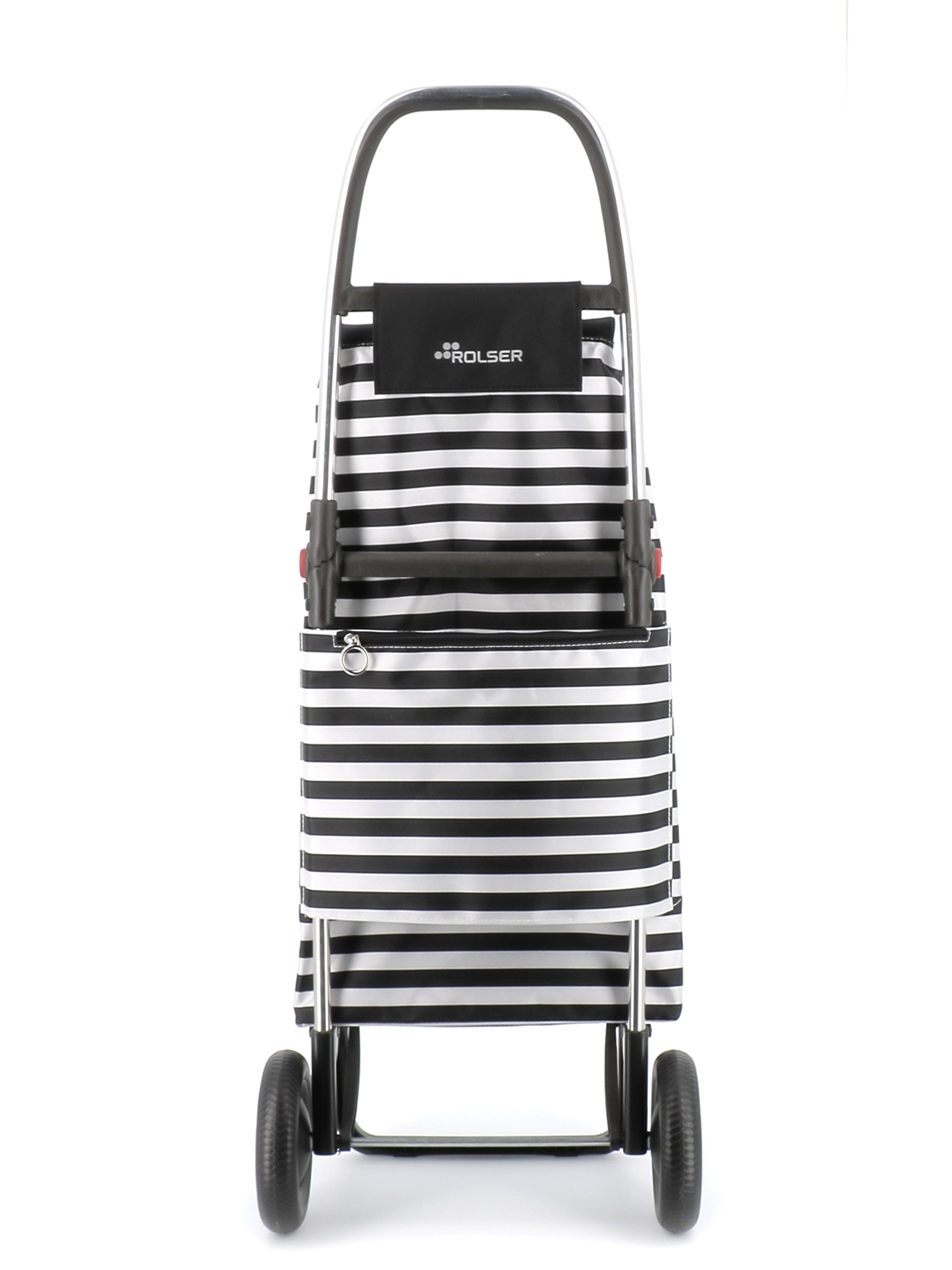 Imagen 4 de Carro de la compra I-Max Marina 2 Ruedas Plegable Rolser - Blanco / Negro Blanco / Negro