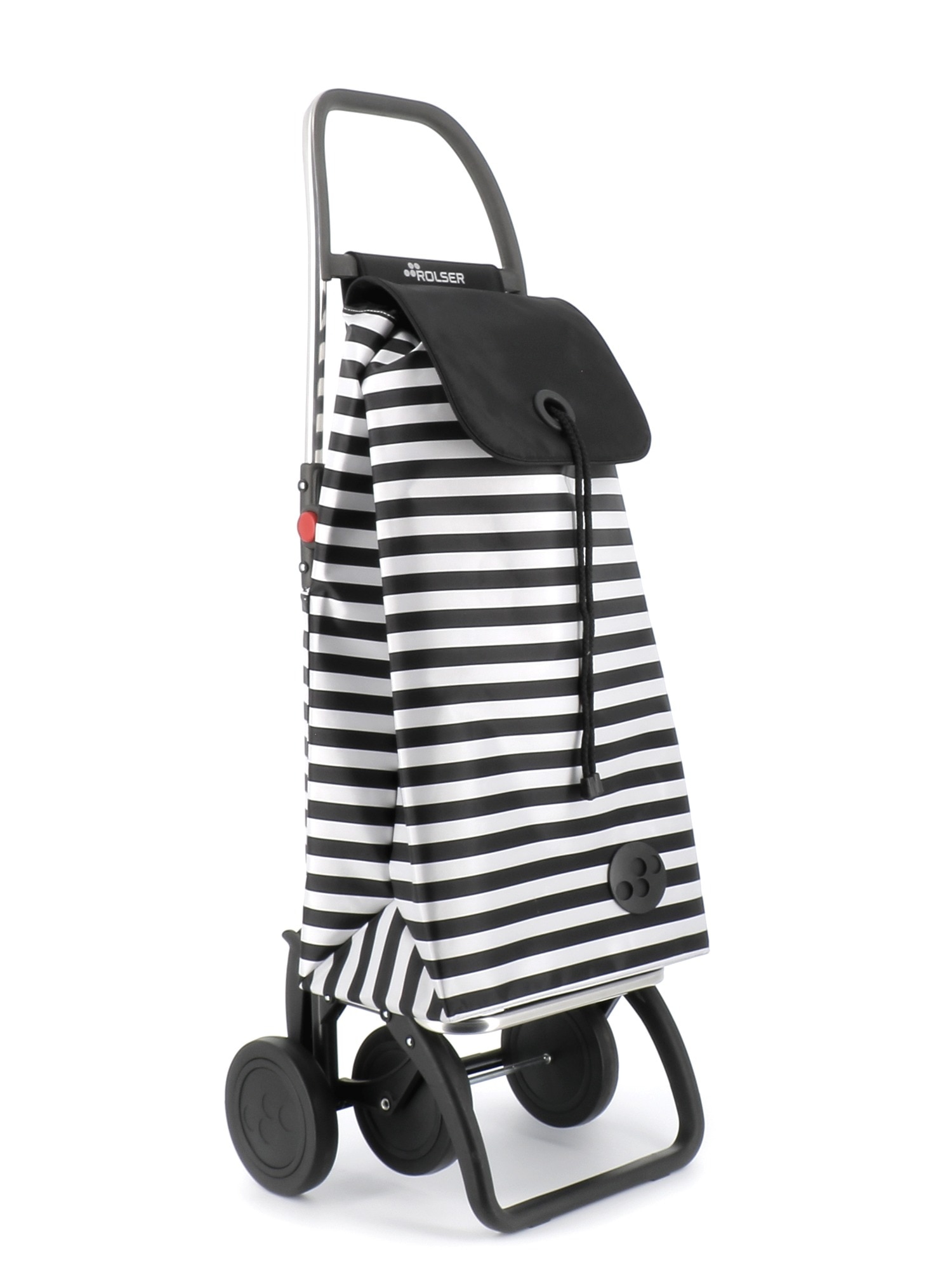 Imagen 1 de Carro de la compra I-Max Marina 4 Ruedas Plegable Rolser - Blanco / Negro Blanco / Negro