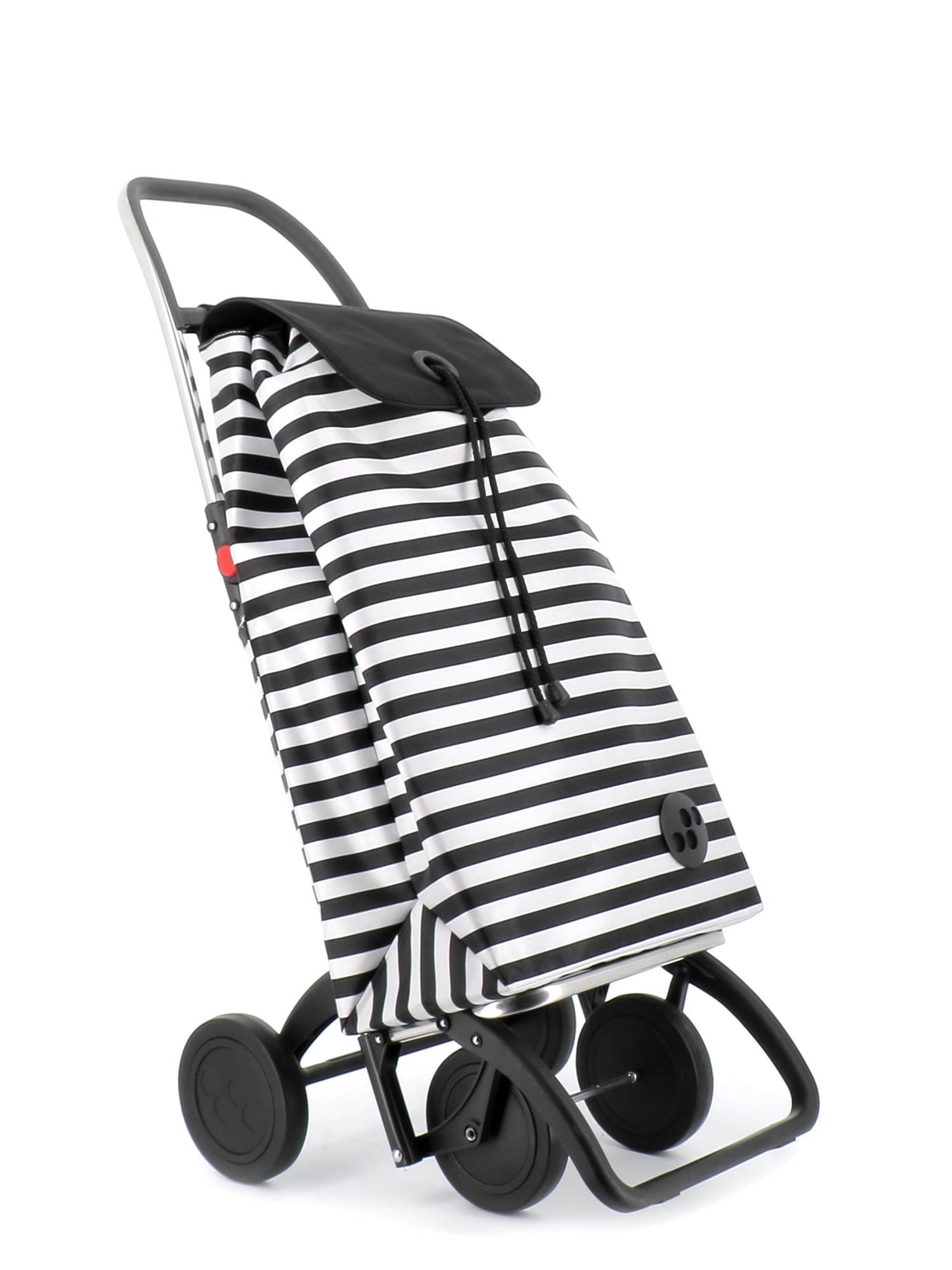 Imagen 6 de Carro de la compra I-Max Marina 4 Ruedas Plegable Rolser - Blanco / Negro Blanco / Negro
