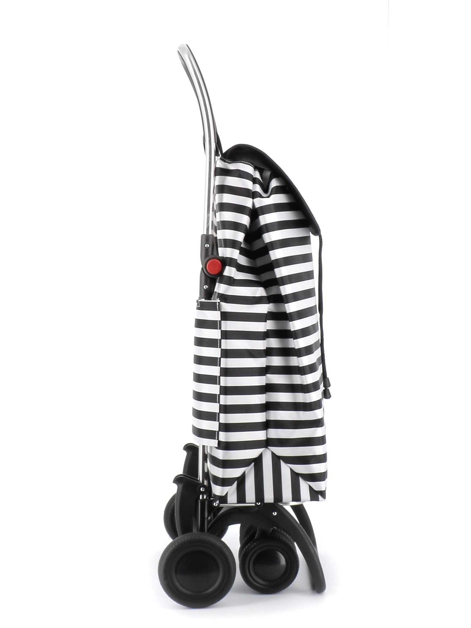 Imagen 2 de Carro de la compra I-Max Marina 4 Ruedas 2 Giratorias Plegable Rolser - Blanco / Negro Blanco / Negro