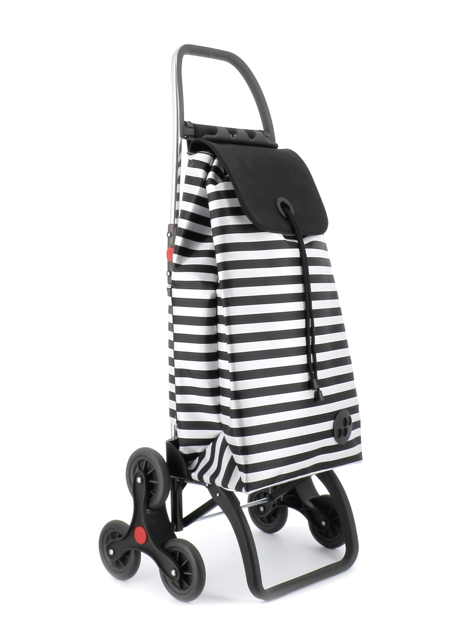 Imagen 1 de Carro de la compra I-Max Marina 6 Ruedas Sube Escaleras Plegable Rolser - Blanco / Negro Blanco / Negro