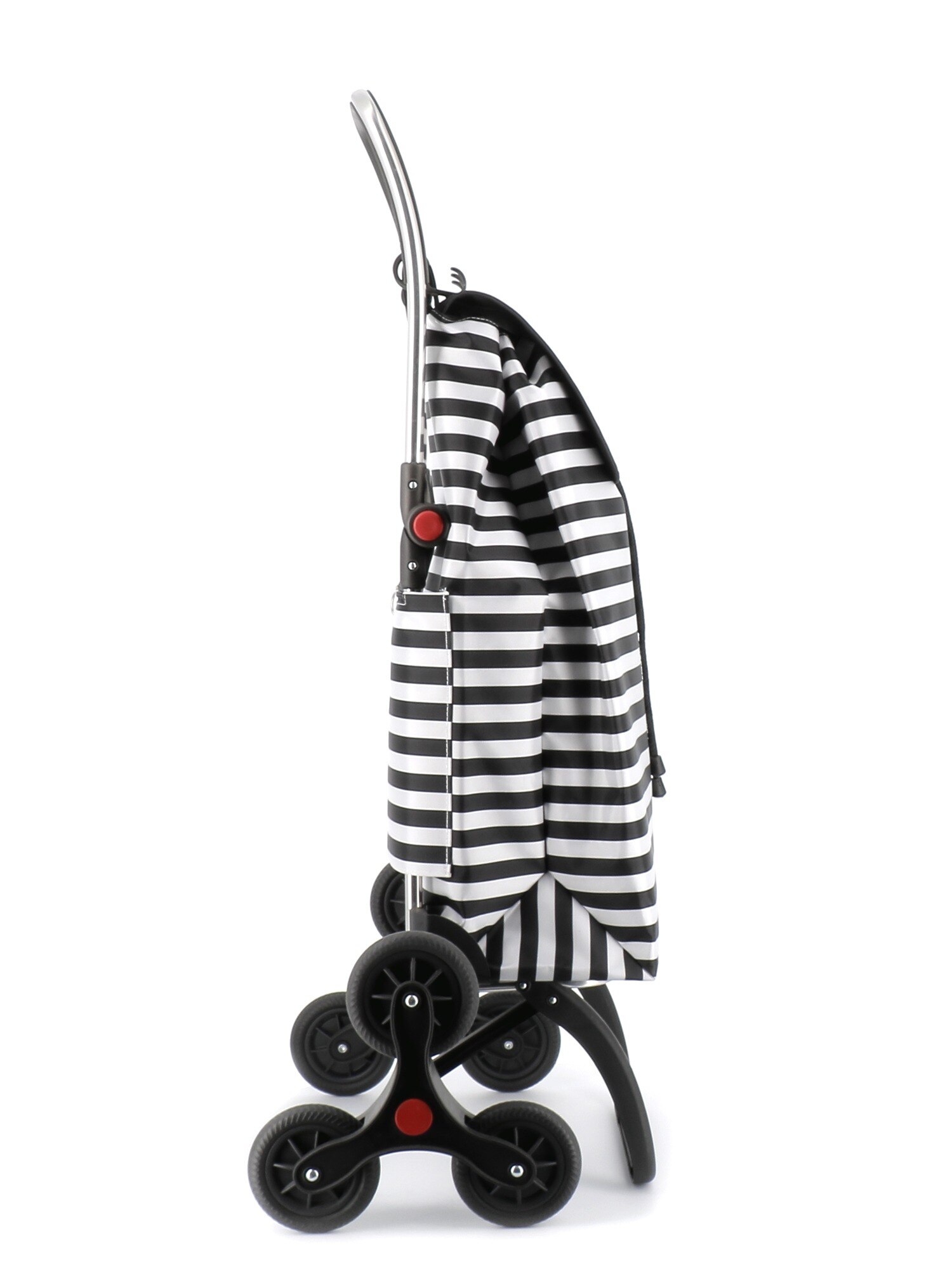 Imagen 2 de Carro de la compra I-Max Marina 6 Ruedas Sube Escaleras Plegable Rolser - Blanco / Negro Blanco / Negro