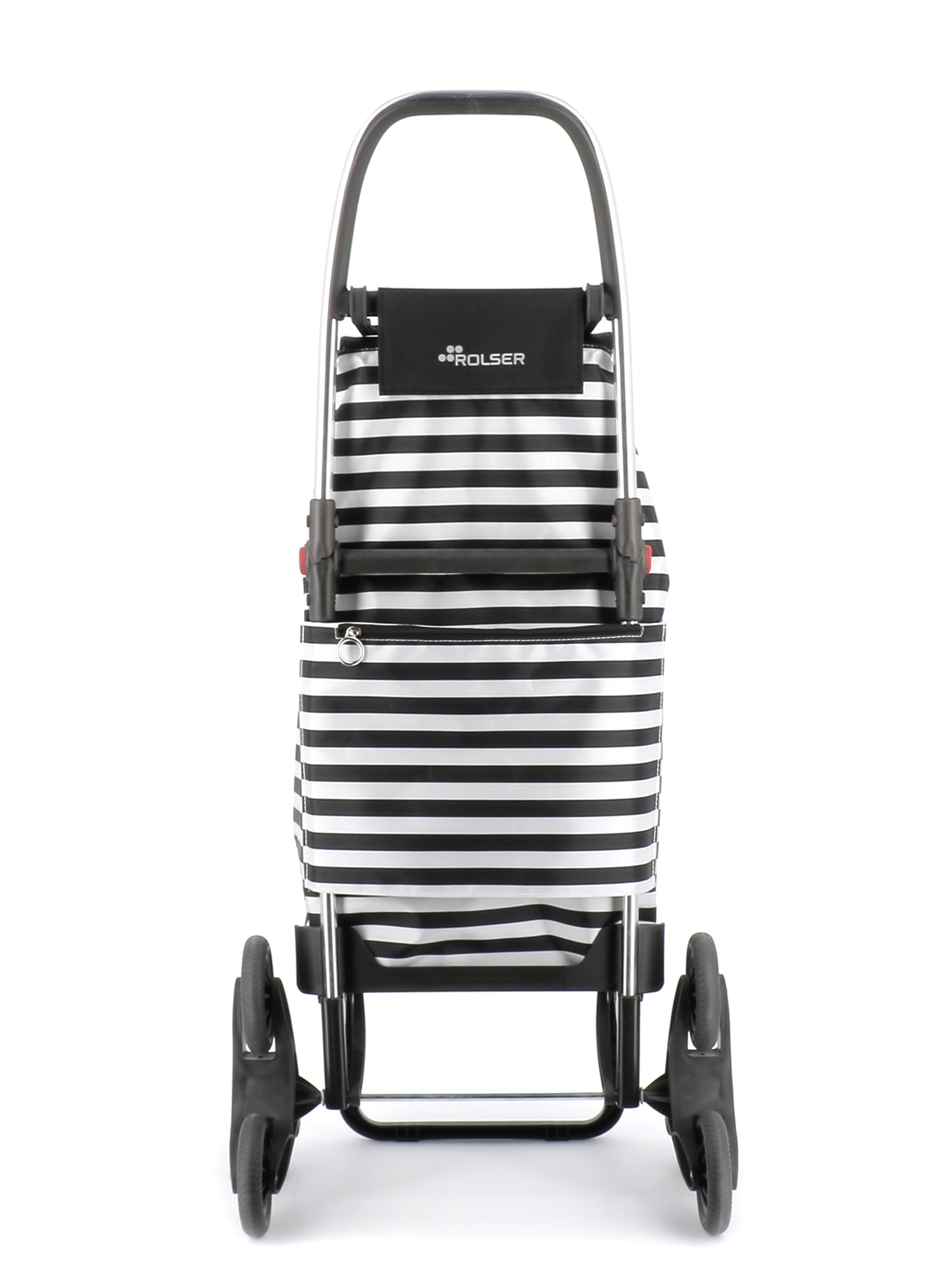Imagen 4 de Carro de la compra I-Max Marina 6 Ruedas Sube Escaleras Plegable Rolser - Blanco / Negro Blanco / Negro