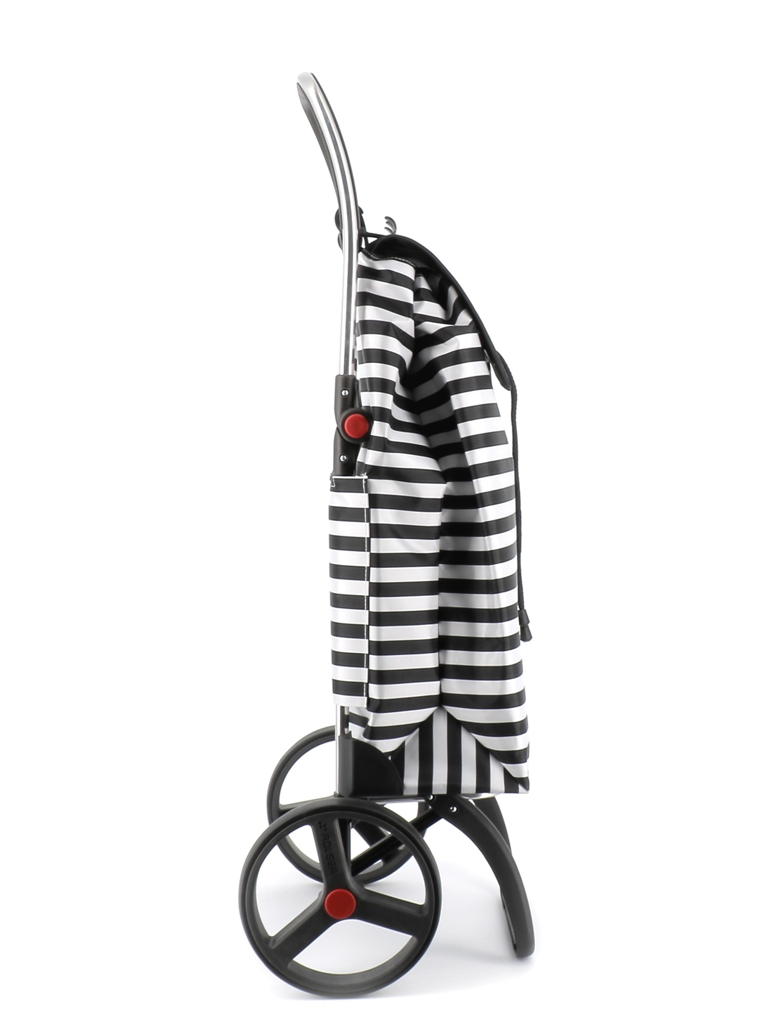 Imagen 2 de Carro de la compra I-Max Marina 2 Ruedas Grandes Plegable Rolser - Blanco / Negro Blanco / Negro